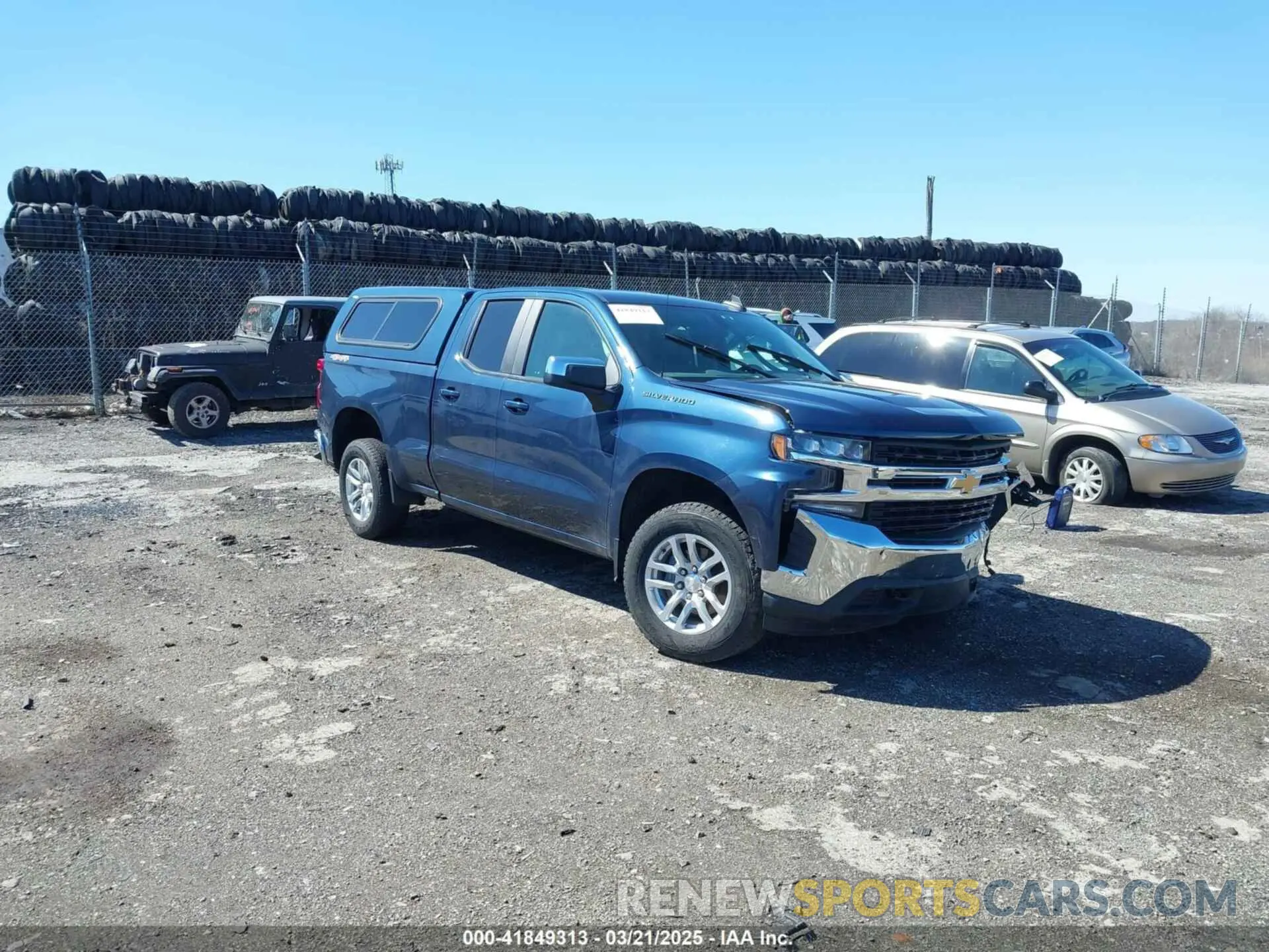 1 Photograph of a damaged car 1GCRYDED6LZ286004 CHEVROLET SILVERADO 1500 2020