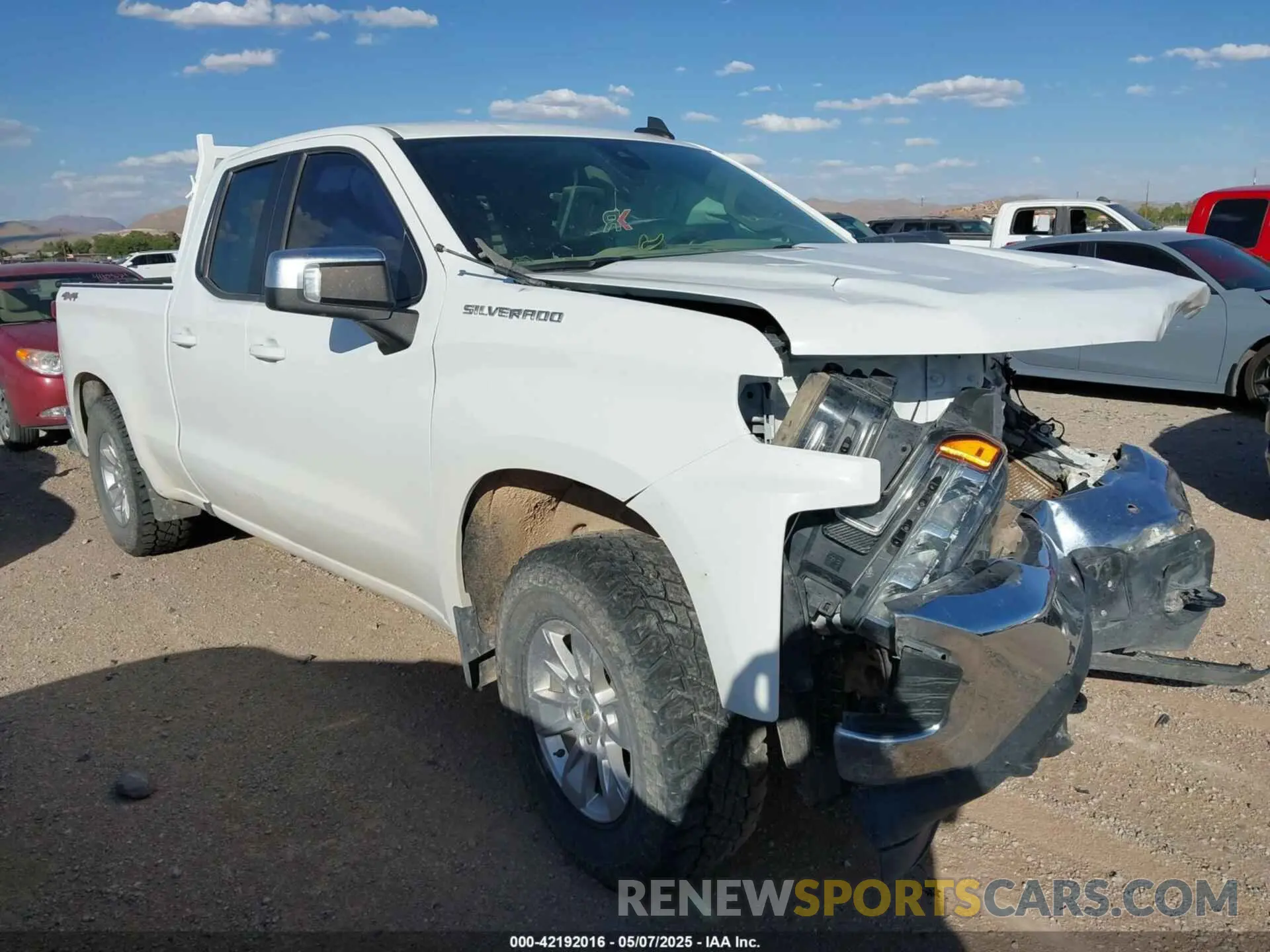 13 Photograph of a damaged car 1GCRYDED7LZ159245 CHEVROLET SILVERADO 1500 2020