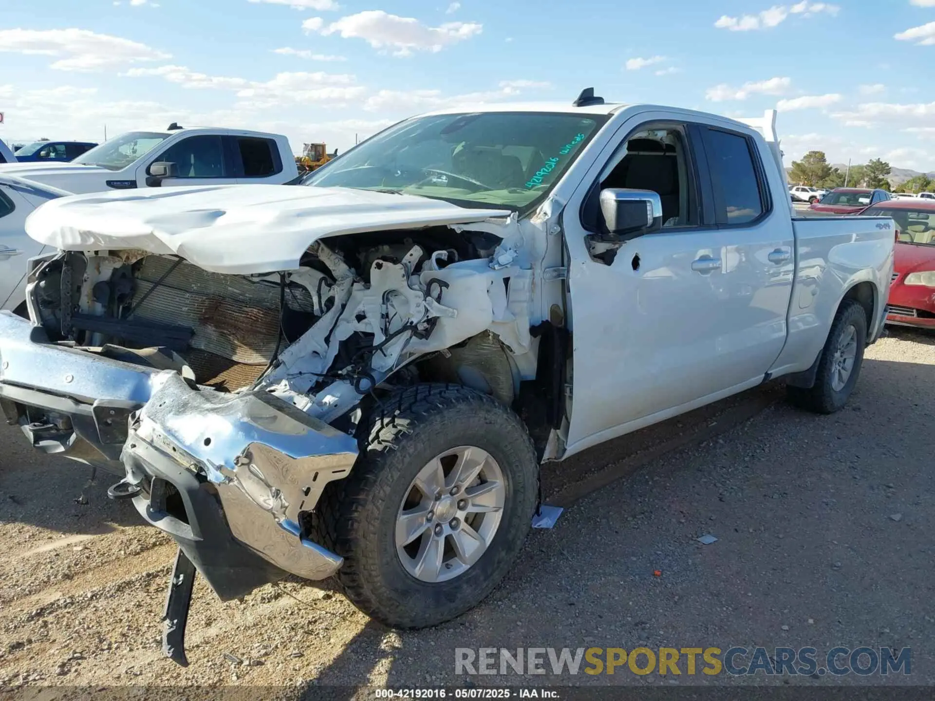 14 Photograph of a damaged car 1GCRYDED7LZ159245 CHEVROLET SILVERADO 1500 2020