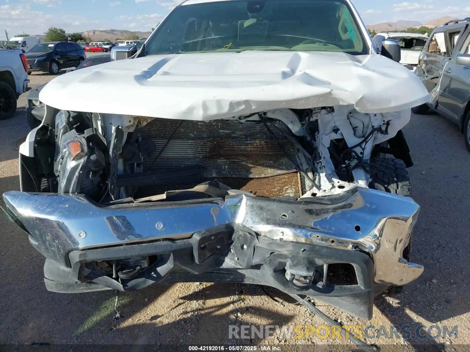 6 Photograph of a damaged car 1GCRYDED7LZ159245 CHEVROLET SILVERADO 1500 2020