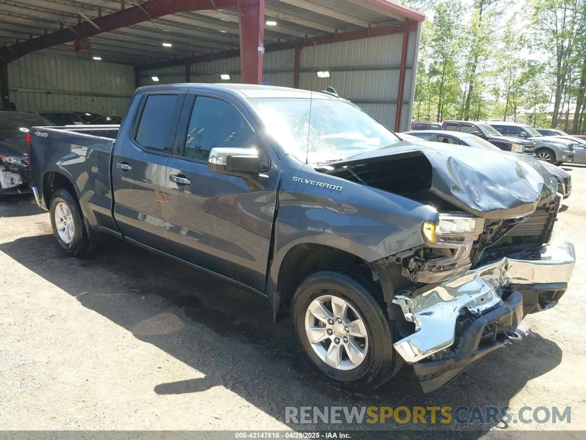 1 Photograph of a damaged car 1GCRYDED7LZ162579 CHEVROLET SILVERADO 1500 2020