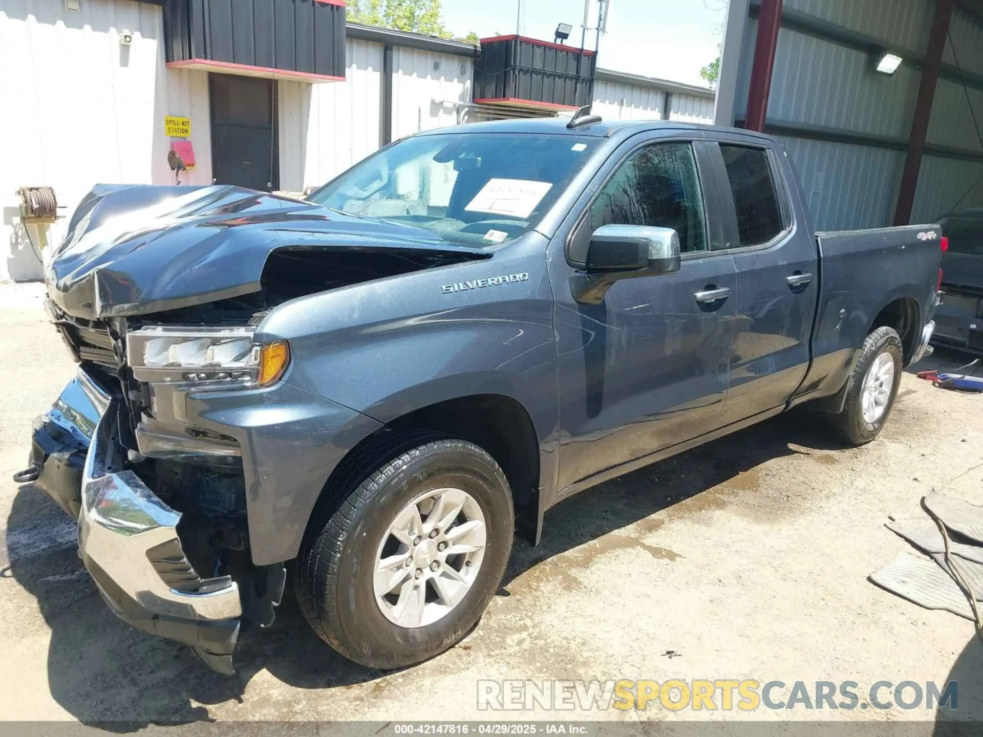 2 Photograph of a damaged car 1GCRYDED7LZ162579 CHEVROLET SILVERADO 1500 2020