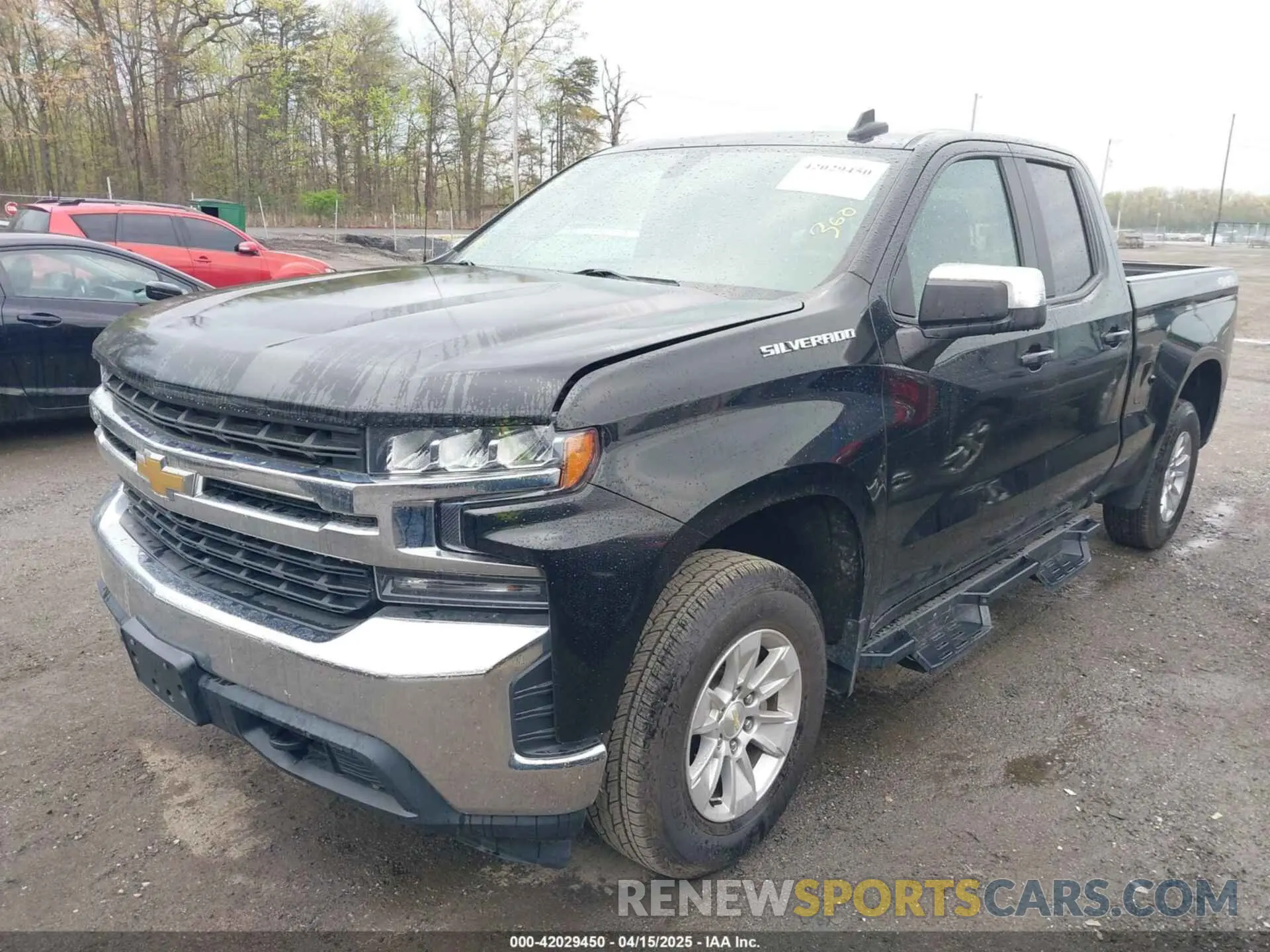 2 Photograph of a damaged car 1GCRYDED9LZ200989 CHEVROLET SILVERADO 1500 2020