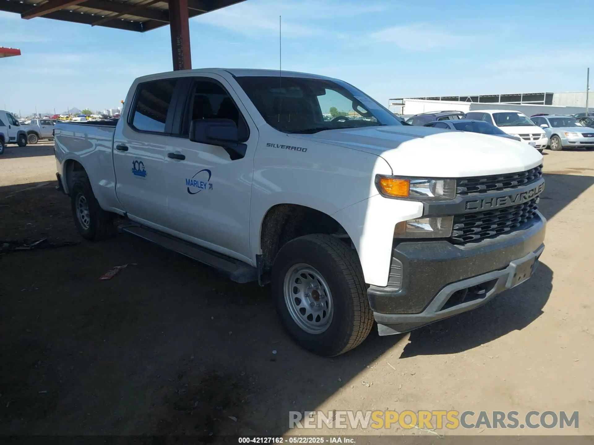 1 Photograph of a damaged car 1GCUYAEF1LZ165892 CHEVROLET SILVERADO 1500 2020