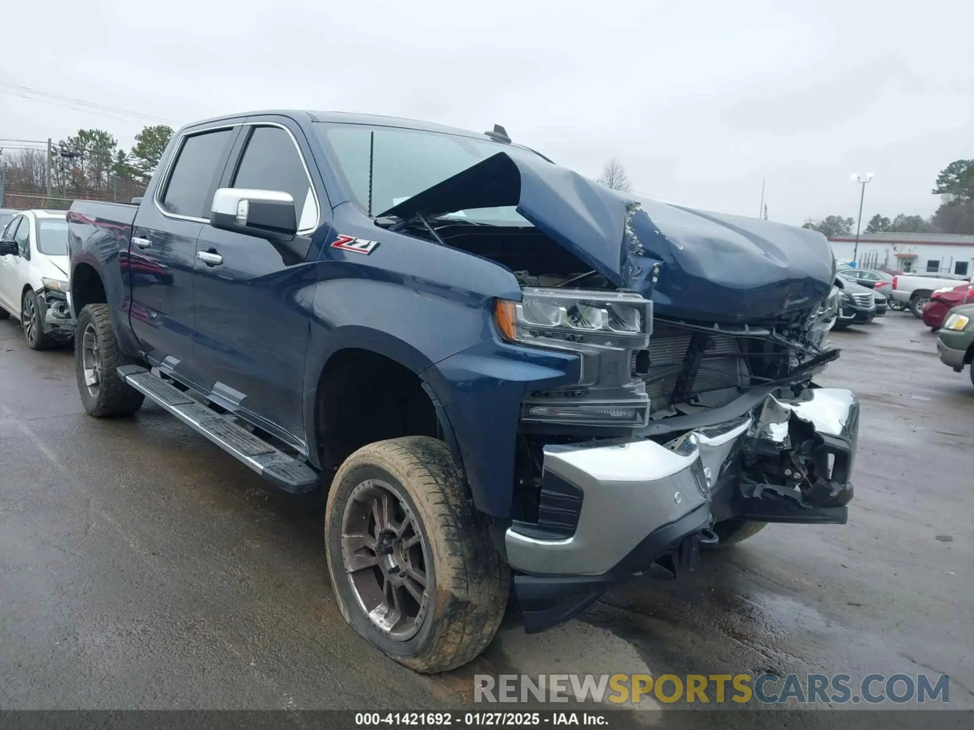1 Photograph of a damaged car 1GCUYDED3LZ162637 CHEVROLET SILVERADO 1500 2020