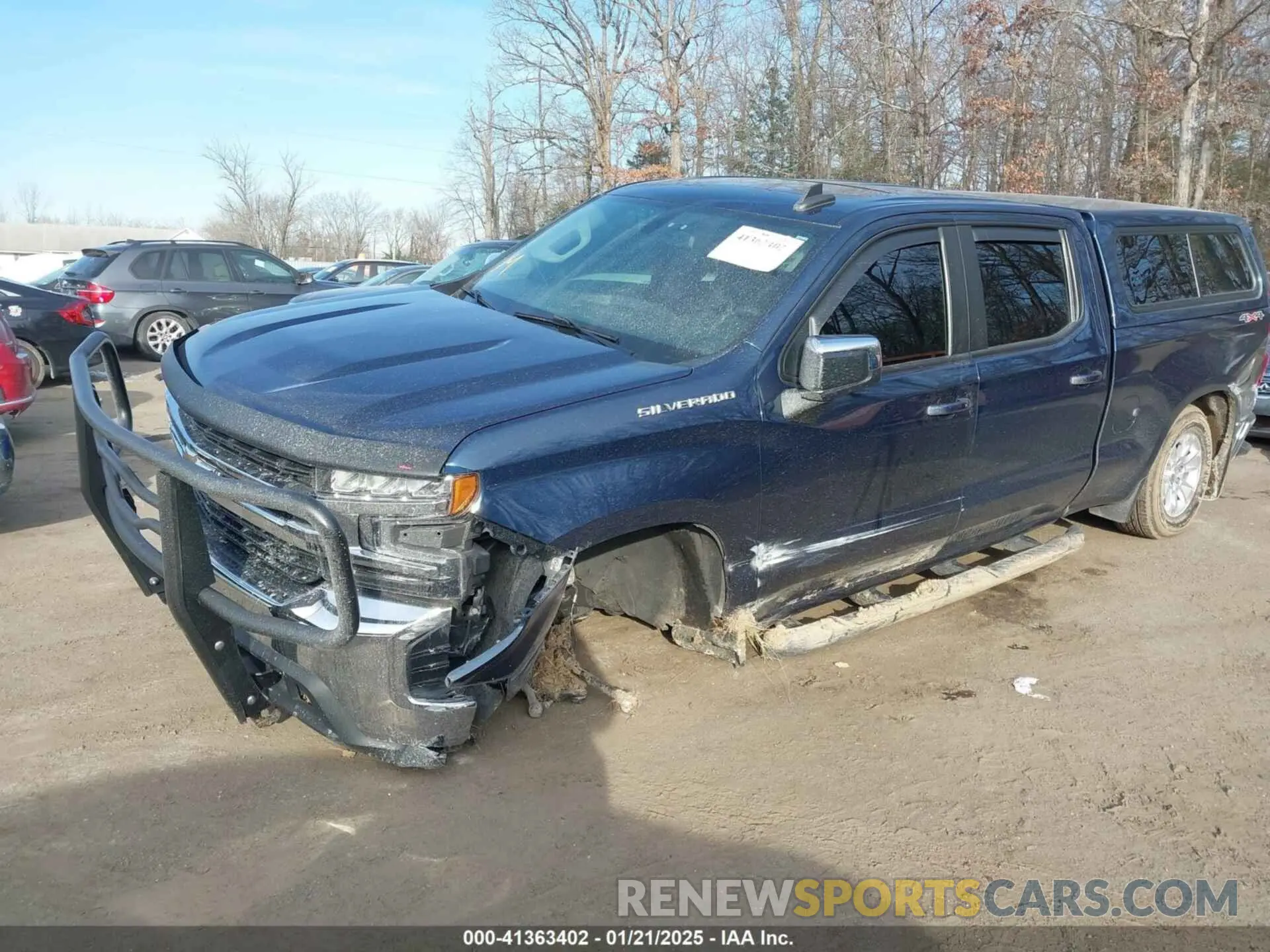 2 Photograph of a damaged car 1GCUYDED3LZ180975 CHEVROLET SILVERADO 1500 2020