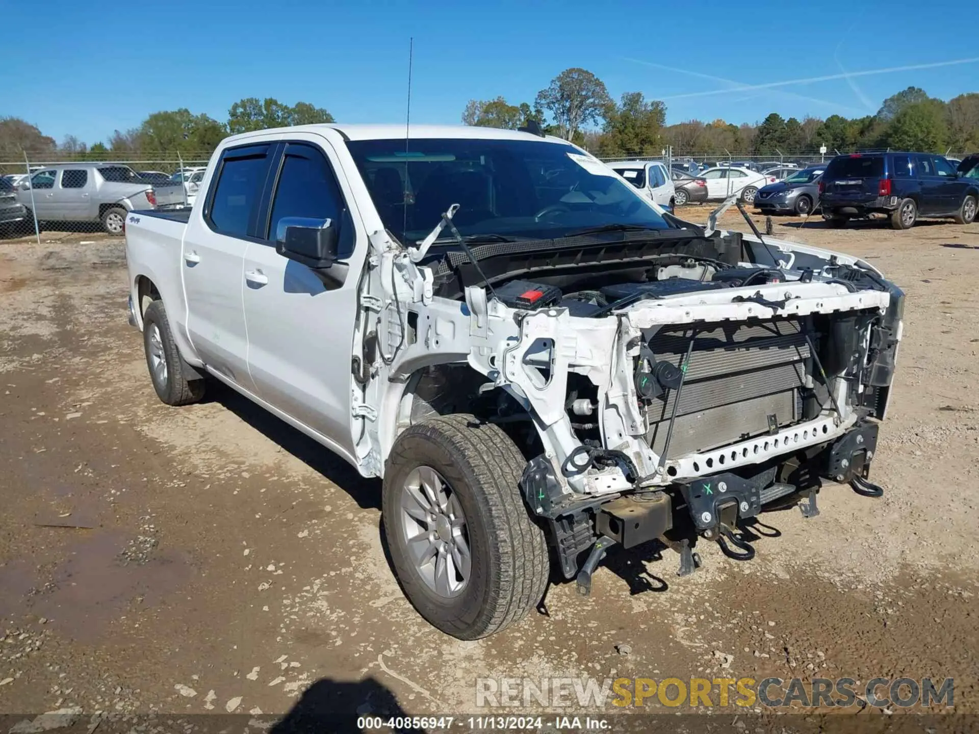 1 Photograph of a damaged car 1GCUYDED3LZ251219 CHEVROLET SILVERADO 1500 2020