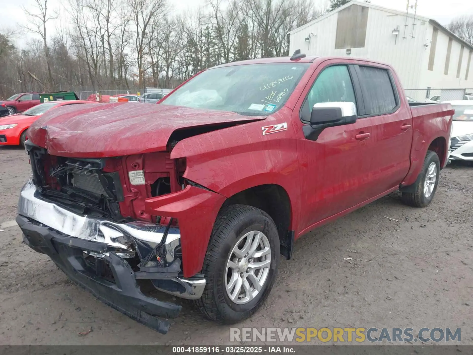2 Photograph of a damaged car 1GCUYDED4LZ316899 CHEVROLET SILVERADO 1500 2020