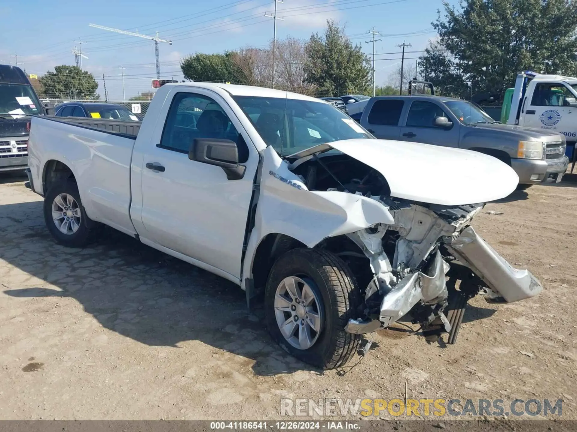 1 Фотография поврежденного автомобиля 3GCNWAEFXLG262938 CHEVROLET SILVERADO 1500 2020