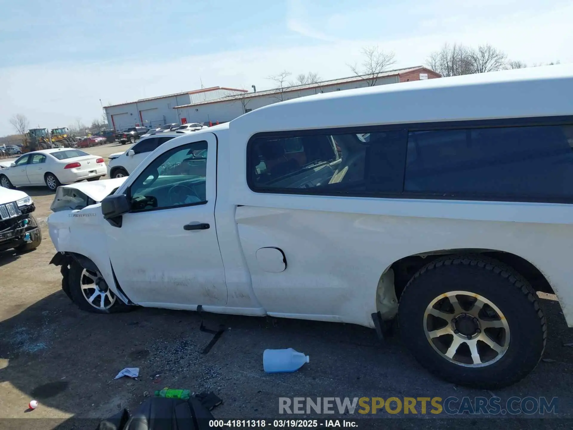 14 Фотография поврежденного автомобиля 3GCNYAEF1LG106927 CHEVROLET SILVERADO 1500 2020