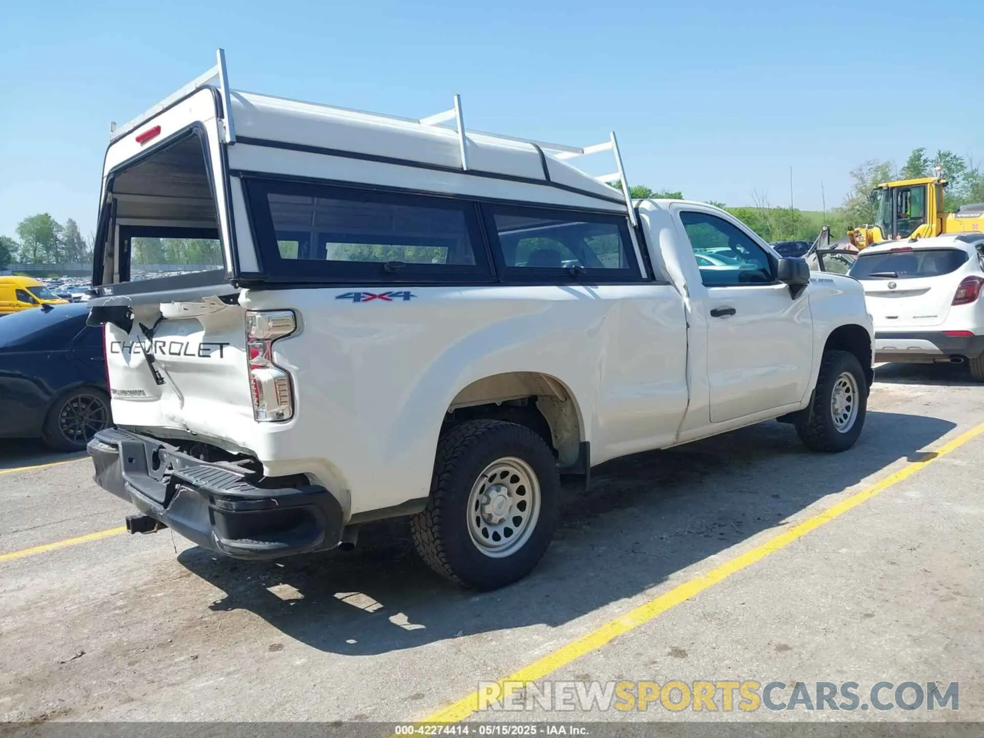 4 Фотография поврежденного автомобиля 3GCNYAEFXLG154197 CHEVROLET SILVERADO 1500 2020