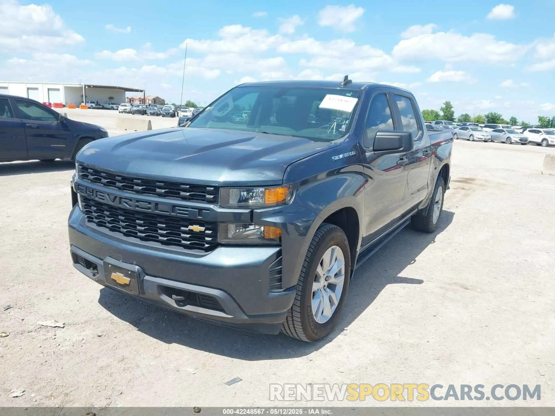 2 Photograph of a damaged car 3GCPWBEH6LG279560 CHEVROLET SILVERADO 1500 2020