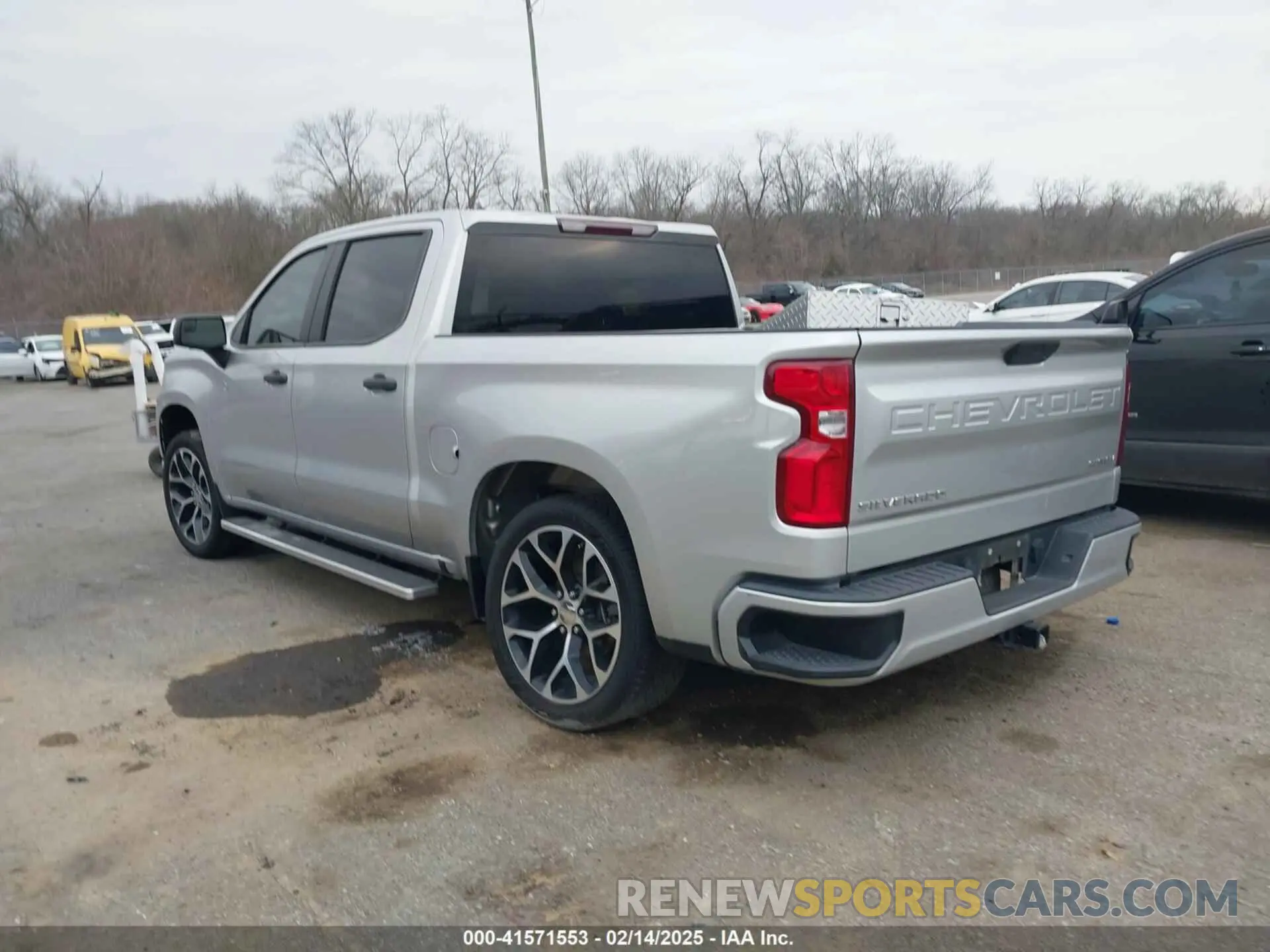 3 Photograph of a damaged car 3GCPWBEH8LG260041 CHEVROLET SILVERADO 1500 2020