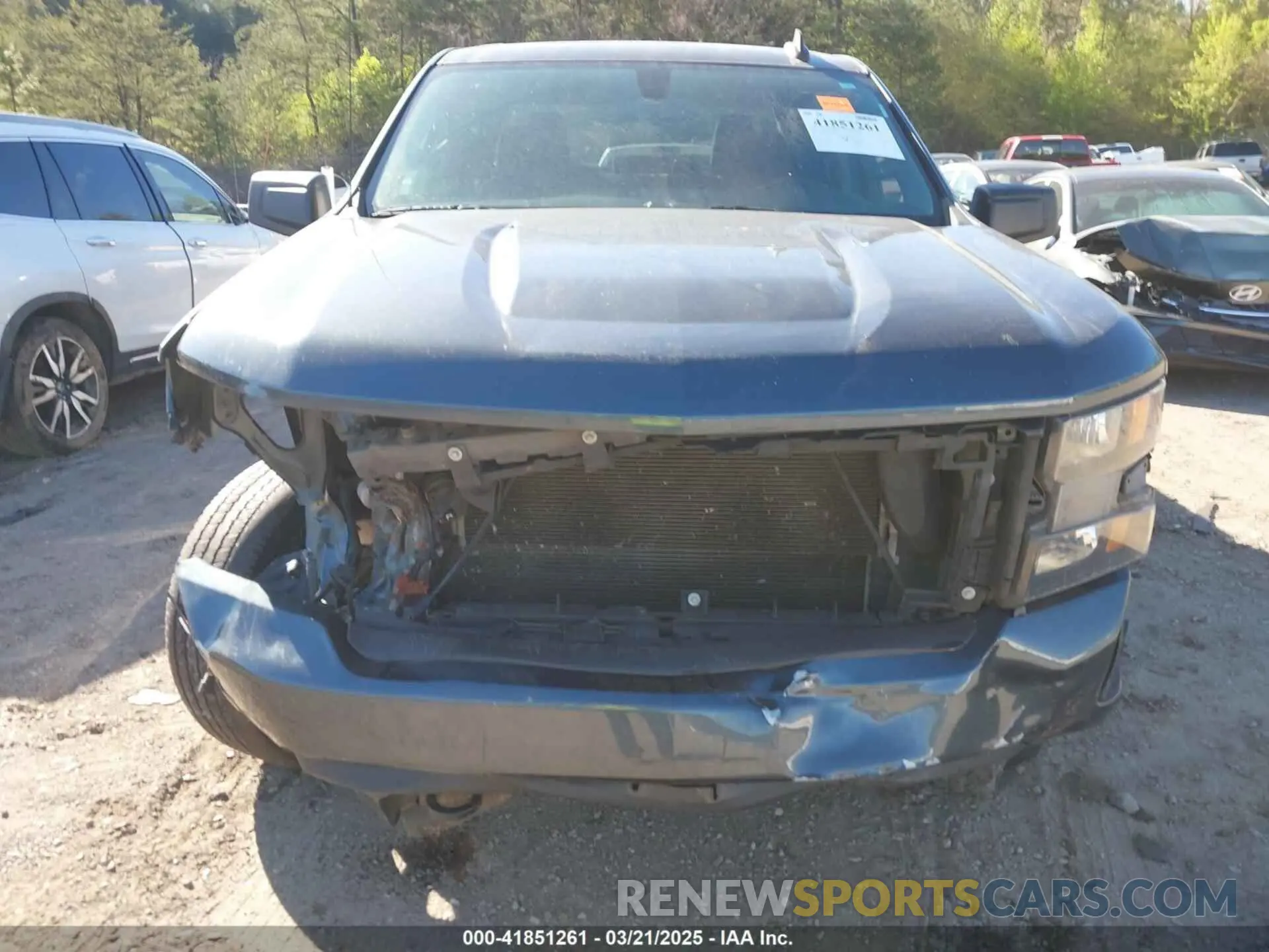 6 Photograph of a damaged car 3GCPWBEHXLG285328 CHEVROLET SILVERADO 1500 2020