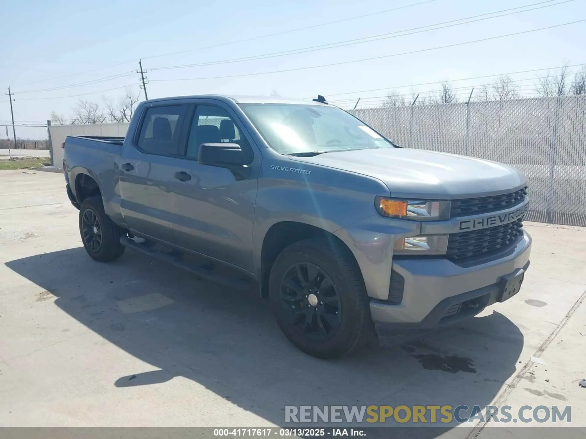 1 Фотография поврежденного автомобиля 3GCPWBEK0LG406699 CHEVROLET SILVERADO 1500 2020