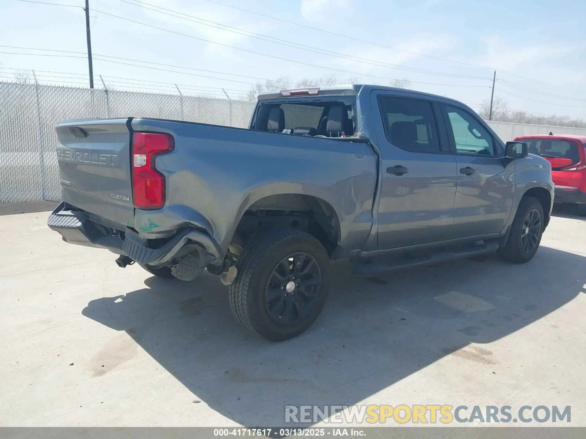 4 Фотография поврежденного автомобиля 3GCPWBEK0LG406699 CHEVROLET SILVERADO 1500 2020