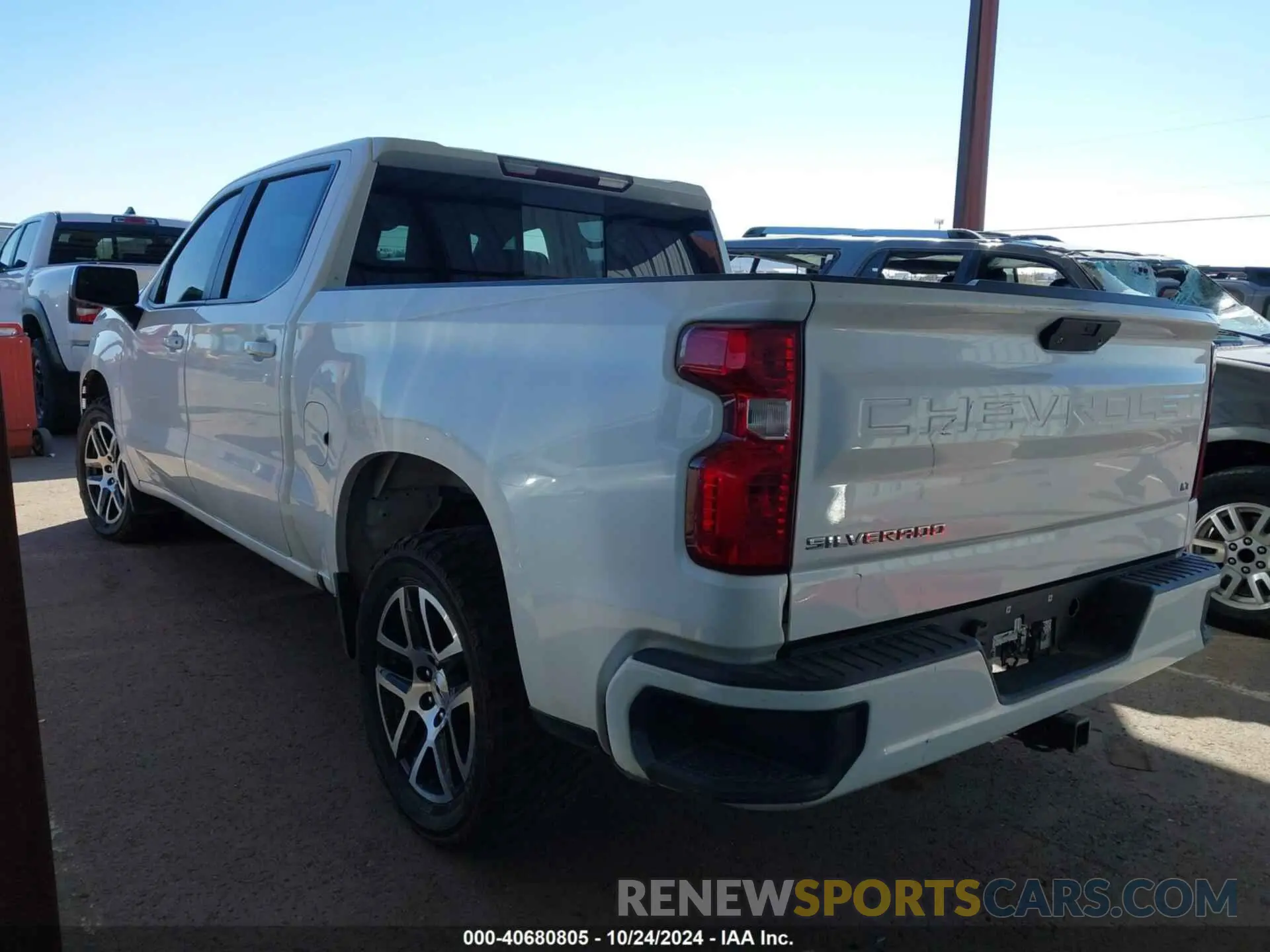 3 Photograph of a damaged car 3GCPWCED6LG191059 CHEVROLET SILVERADO 1500 2020