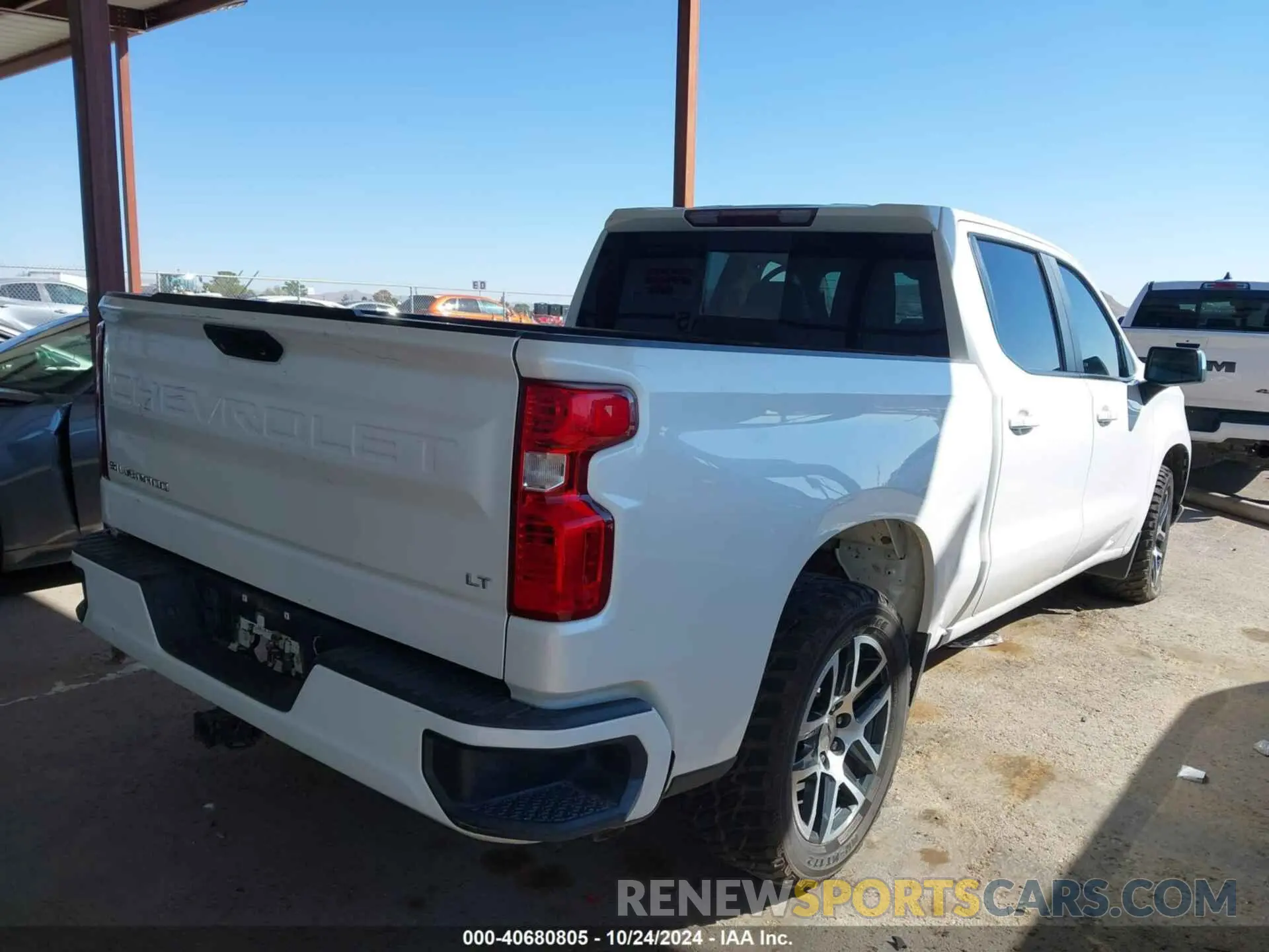4 Photograph of a damaged car 3GCPWCED6LG191059 CHEVROLET SILVERADO 1500 2020