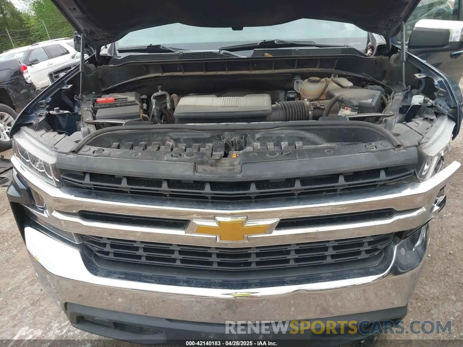 10 Photograph of a damaged car 3GCPWCEDXLG412713 CHEVROLET SILVERADO 1500 2020