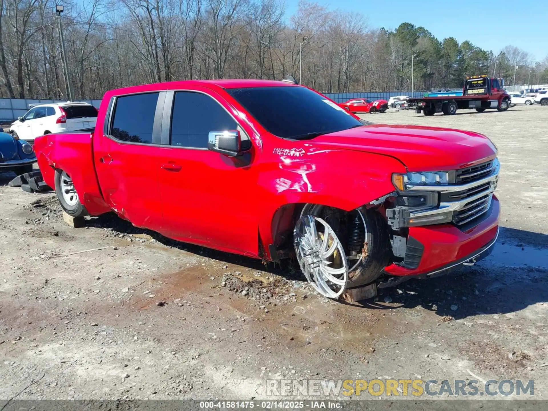 1 Photograph of a damaged car 3GCPWDED7LG234331 CHEVROLET SILVERADO 1500 2020