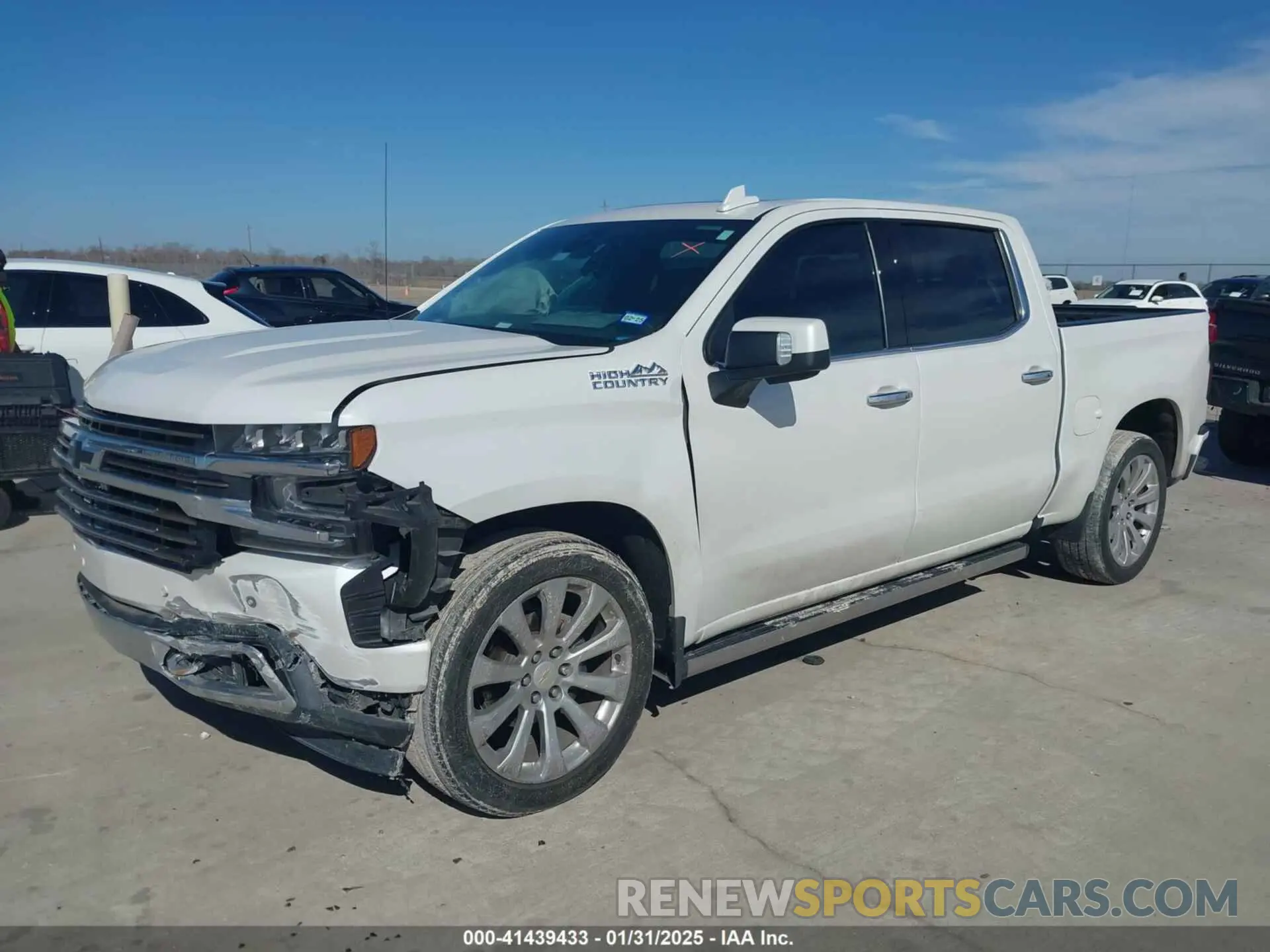 2 Photograph of a damaged car 3GCPWFED1LG408907 CHEVROLET SILVERADO 1500 2020