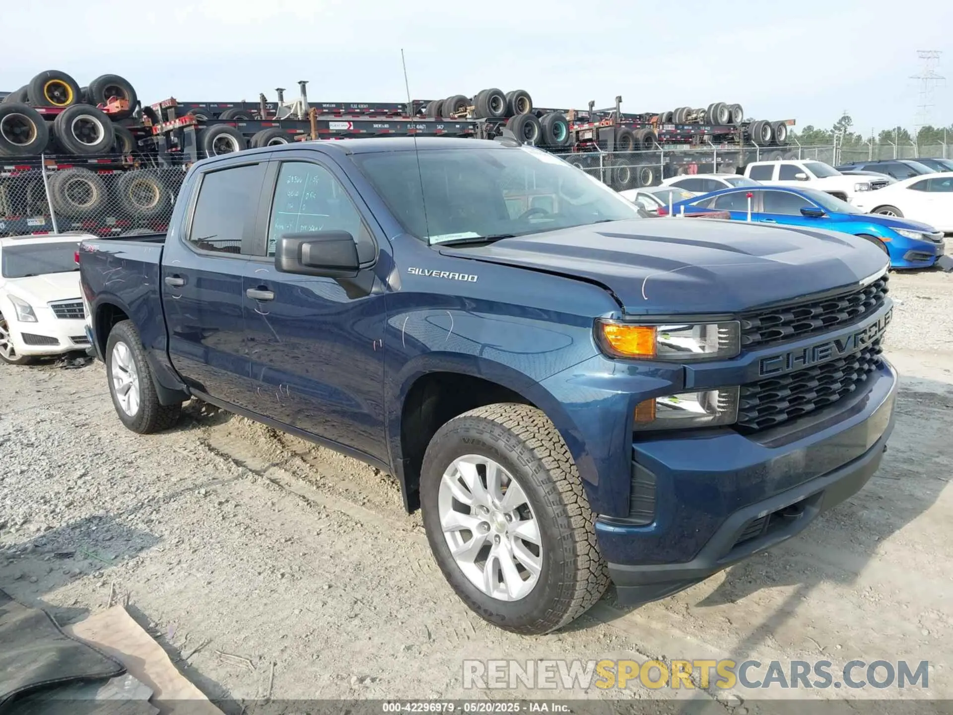 1 Фотография поврежденного автомобиля 3GCPYBEK0LG348099 CHEVROLET SILVERADO 1500 2020