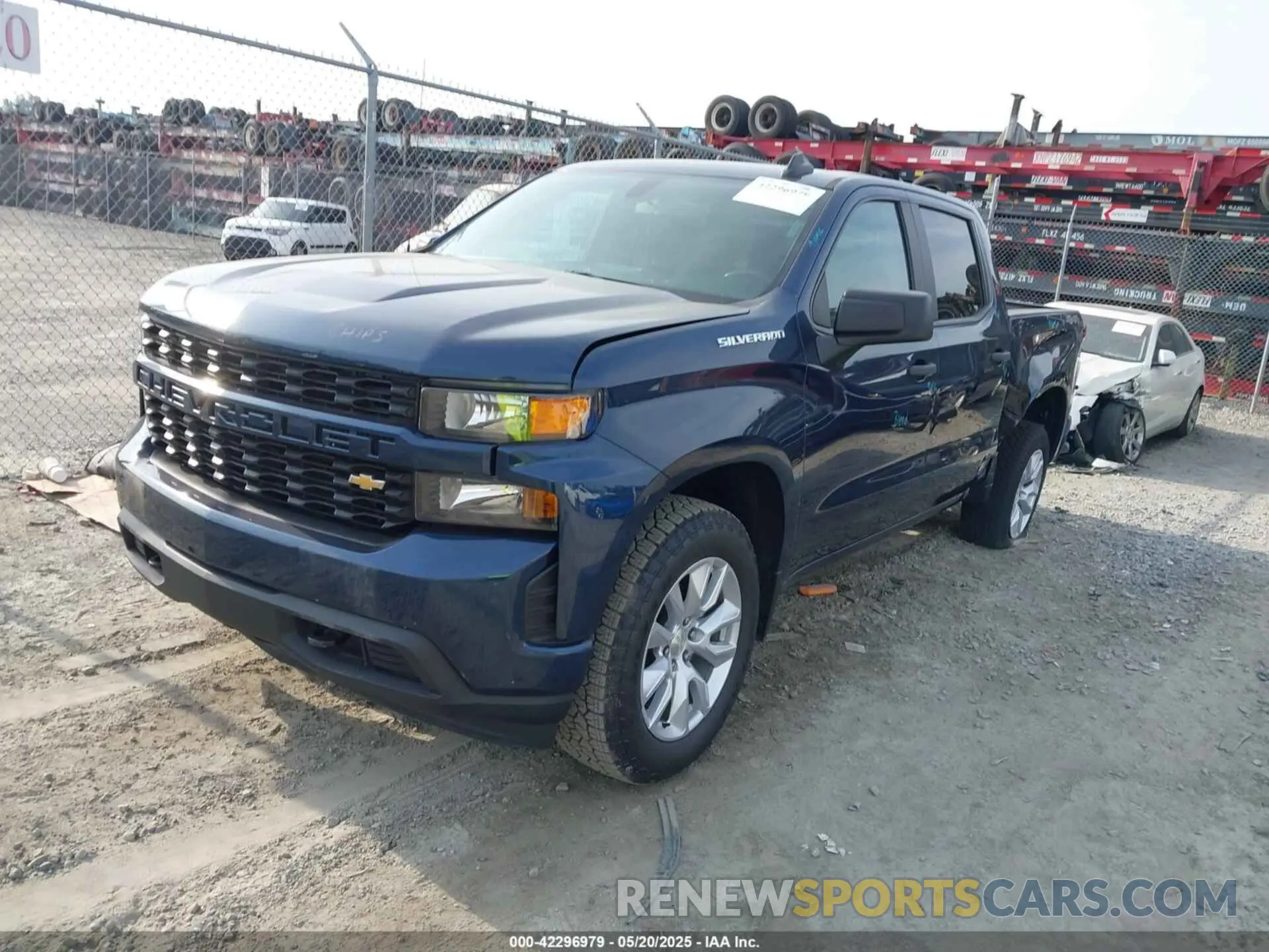 2 Фотография поврежденного автомобиля 3GCPYBEK0LG348099 CHEVROLET SILVERADO 1500 2020