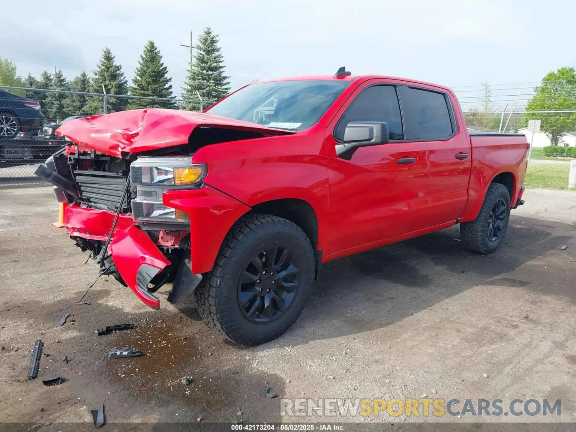2 Фотография поврежденного автомобиля 3GCPYBEK8LG142903 CHEVROLET SILVERADO 1500 2020