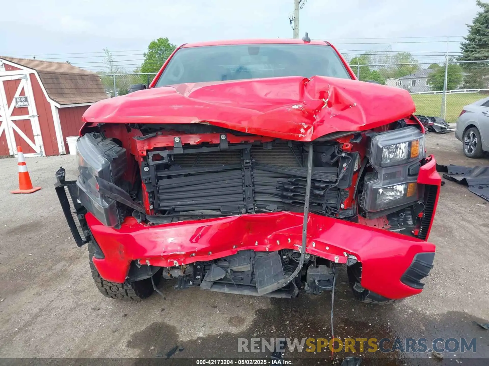 6 Фотография поврежденного автомобиля 3GCPYBEK8LG142903 CHEVROLET SILVERADO 1500 2020
