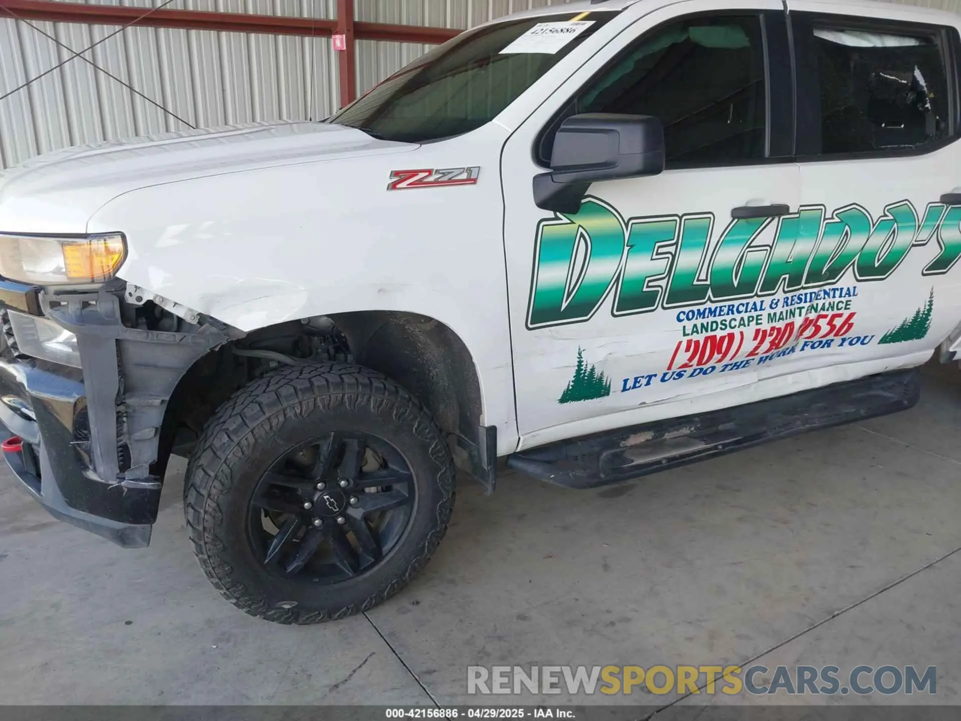 6 Photograph of a damaged car 3GCPYCEF4LG229741 CHEVROLET SILVERADO 1500 2020