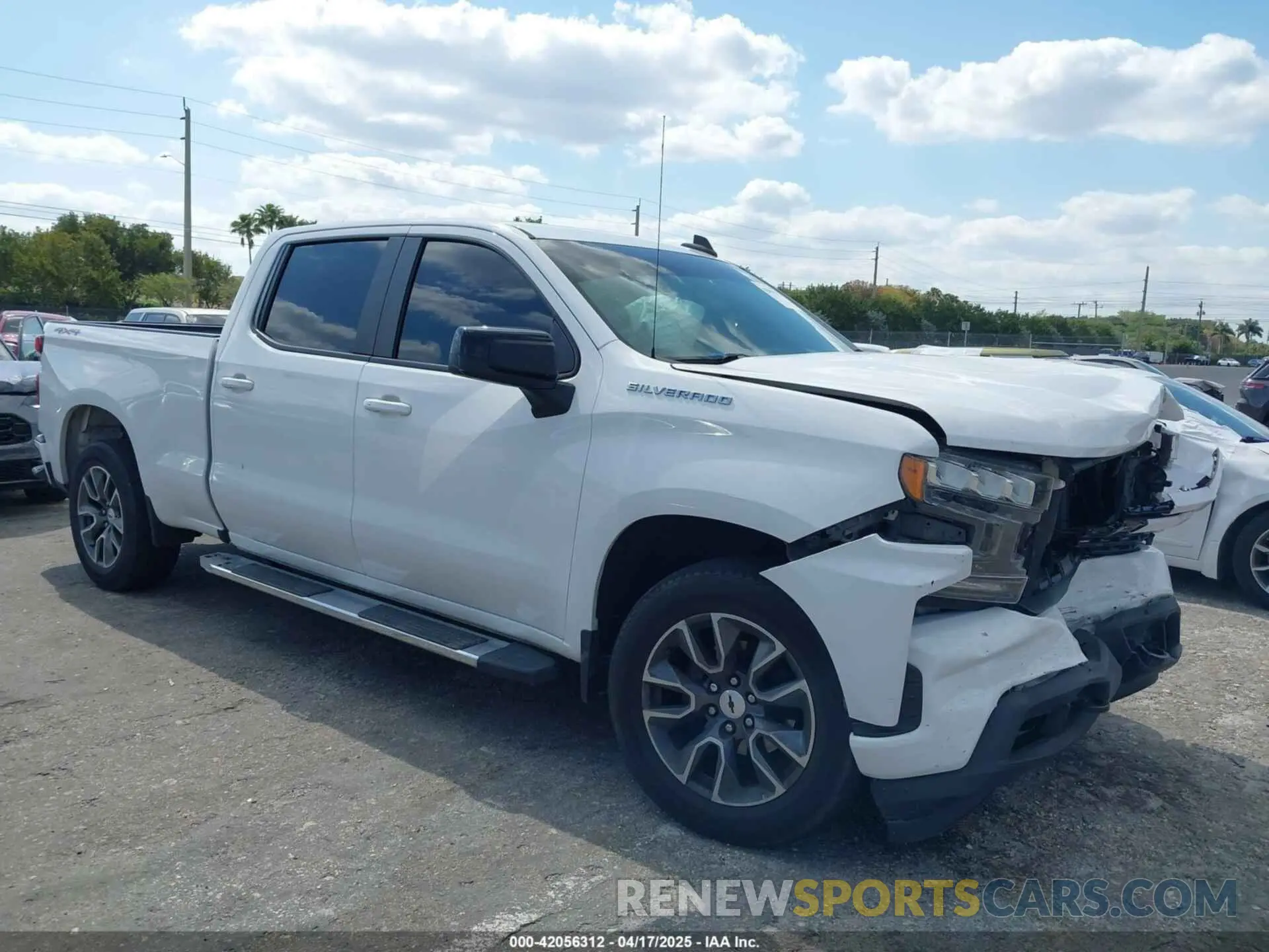 1 Photograph of a damaged car 3GCPYEEK9LG143348 CHEVROLET SILVERADO 1500 2020