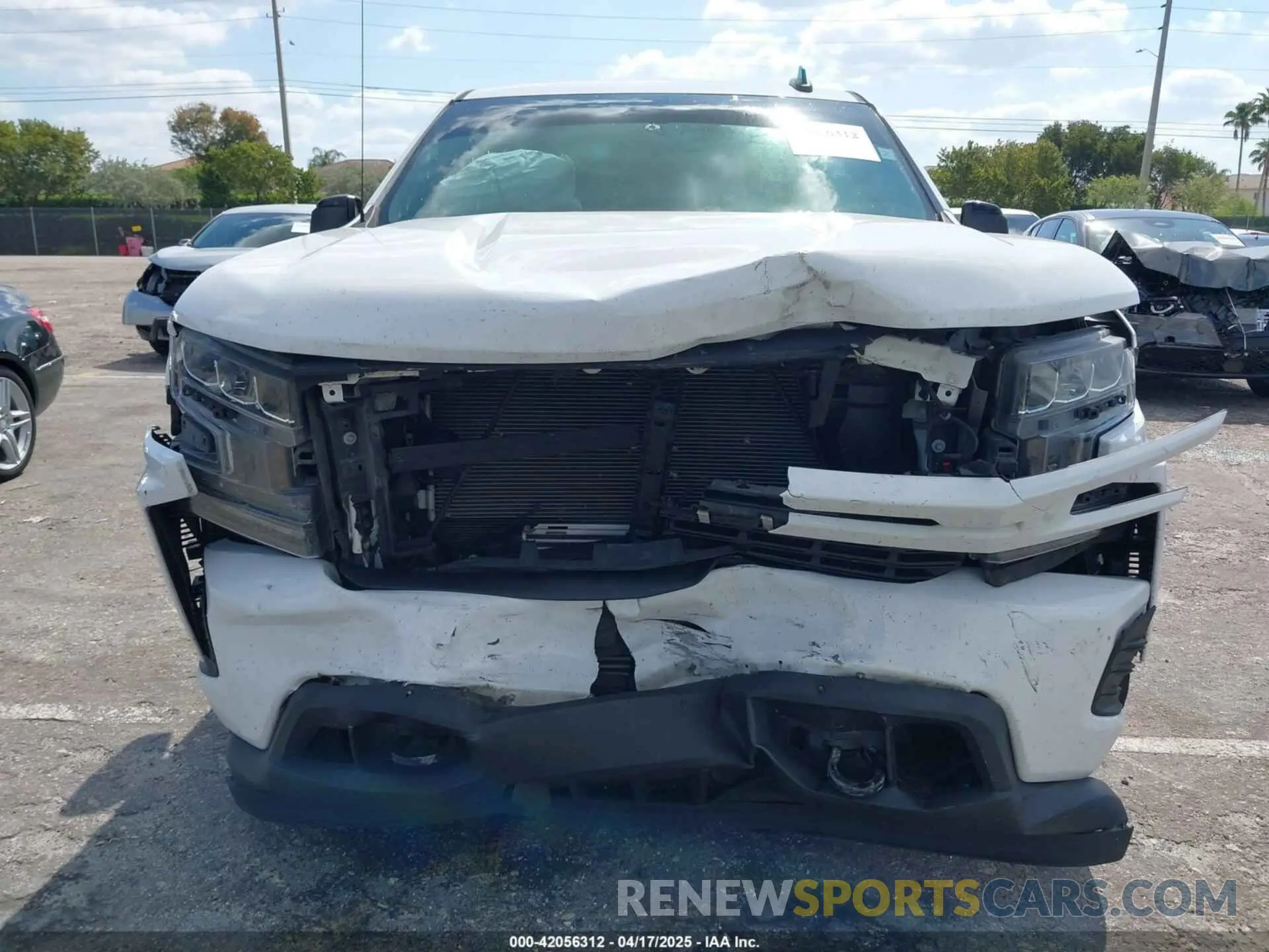 6 Photograph of a damaged car 3GCPYEEK9LG143348 CHEVROLET SILVERADO 1500 2020
