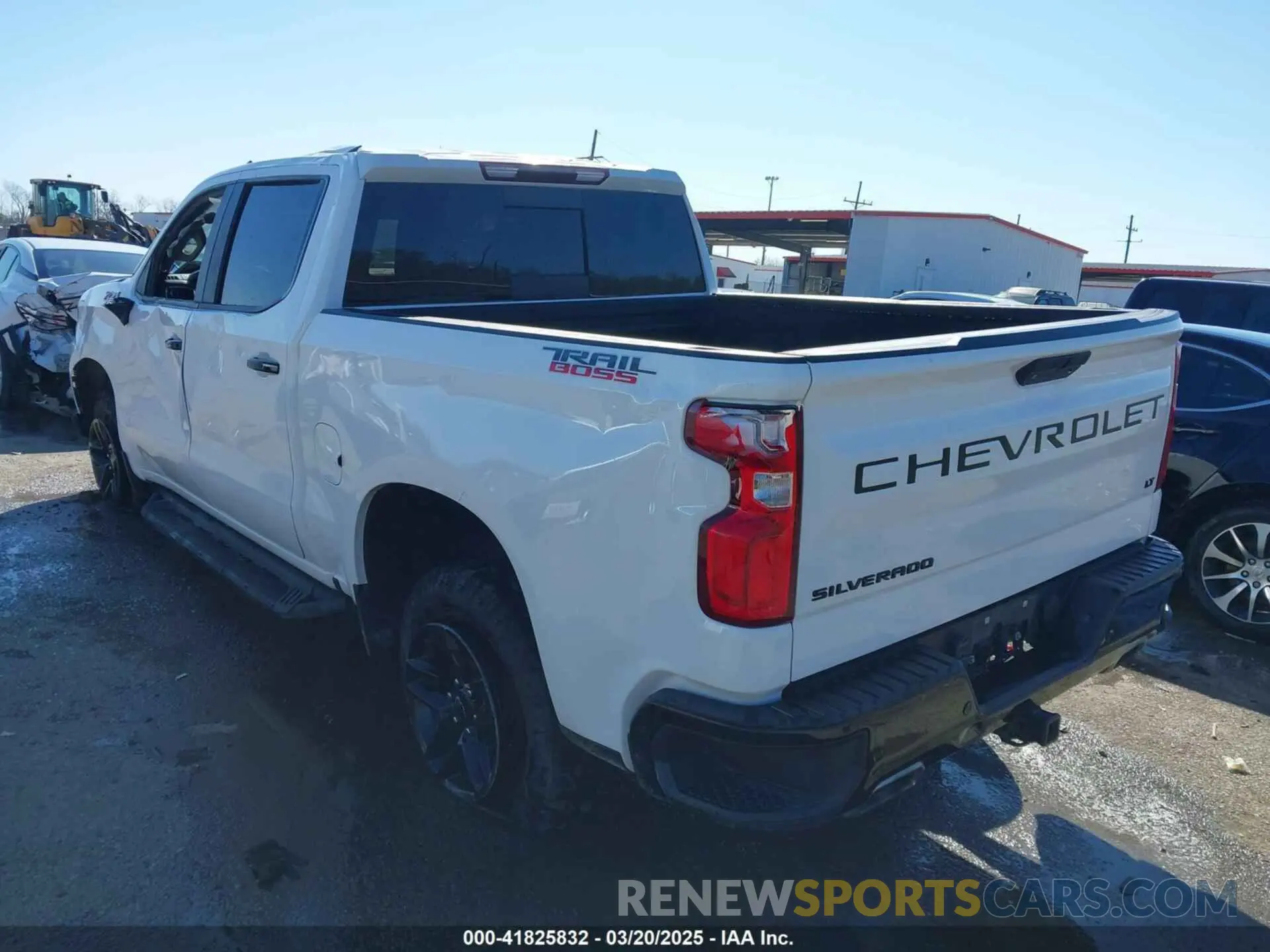 3 Photograph of a damaged car 3GCPYFED3LG423435 CHEVROLET SILVERADO 1500 2020