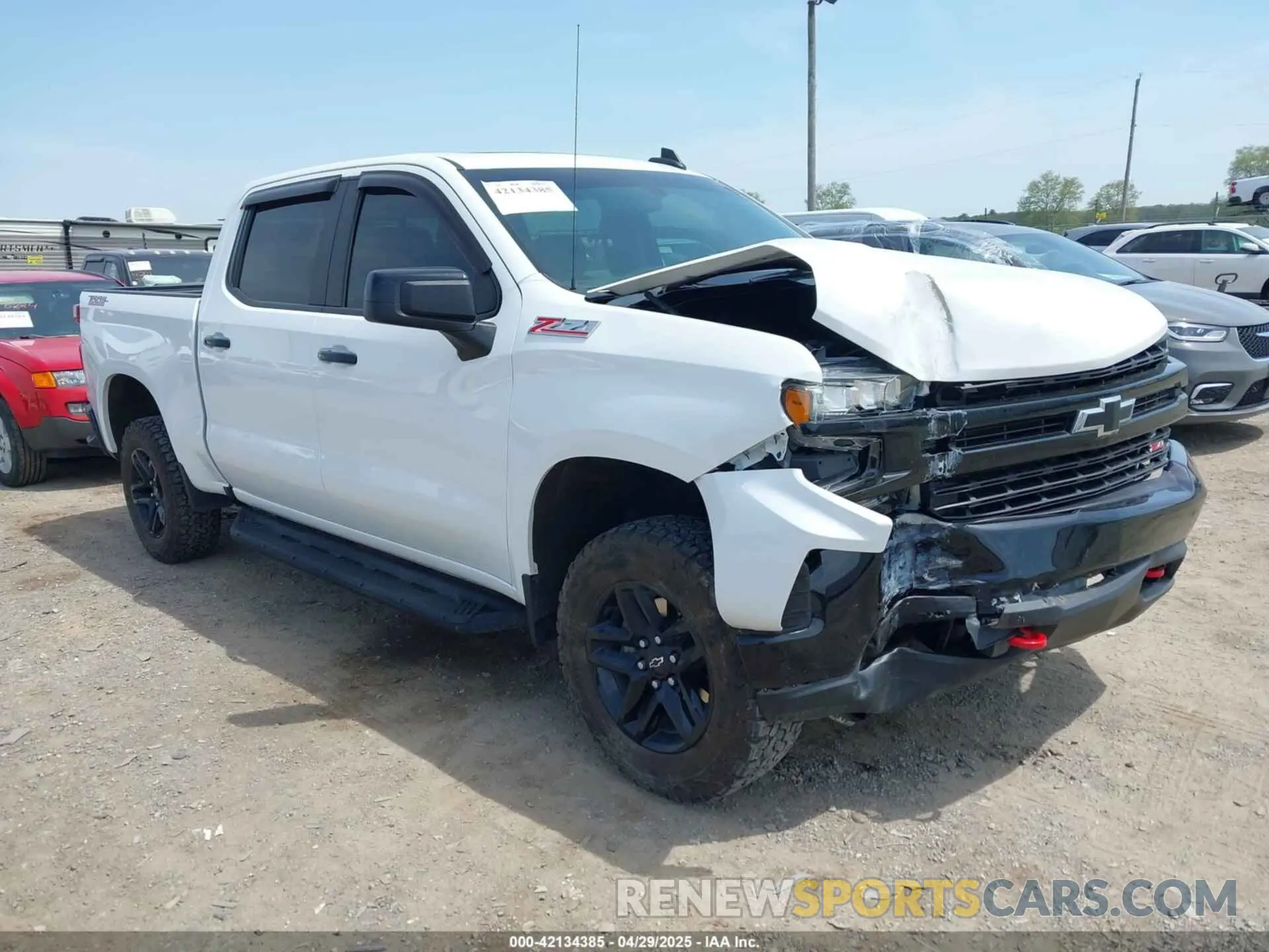 1 Фотография поврежденного автомобиля 3GCPYFED7LG413099 CHEVROLET SILVERADO 1500 2020