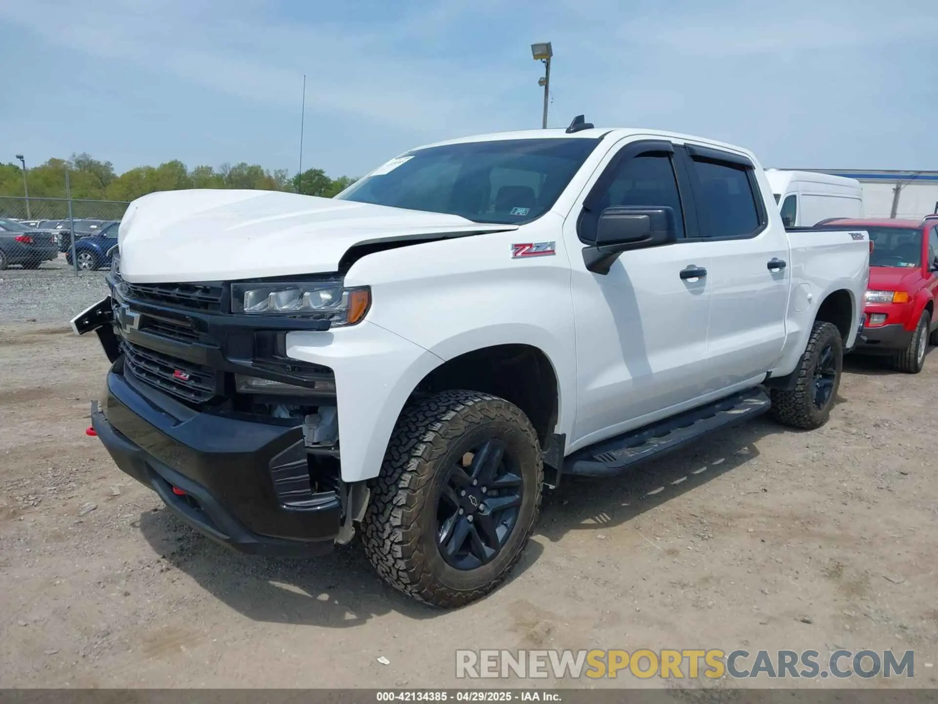2 Фотография поврежденного автомобиля 3GCPYFED7LG413099 CHEVROLET SILVERADO 1500 2020