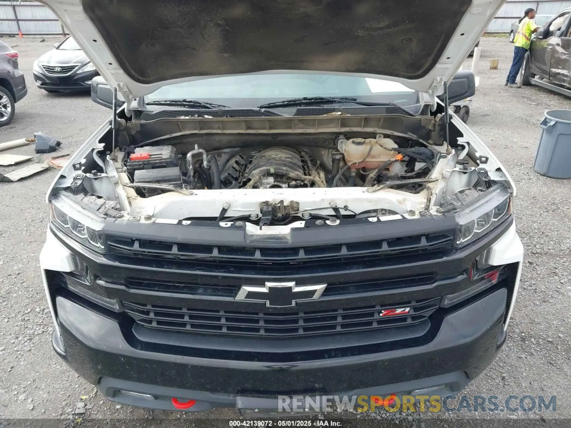 10 Фотография поврежденного автомобиля 3GCPYFED8LG192676 CHEVROLET SILVERADO 1500 2020