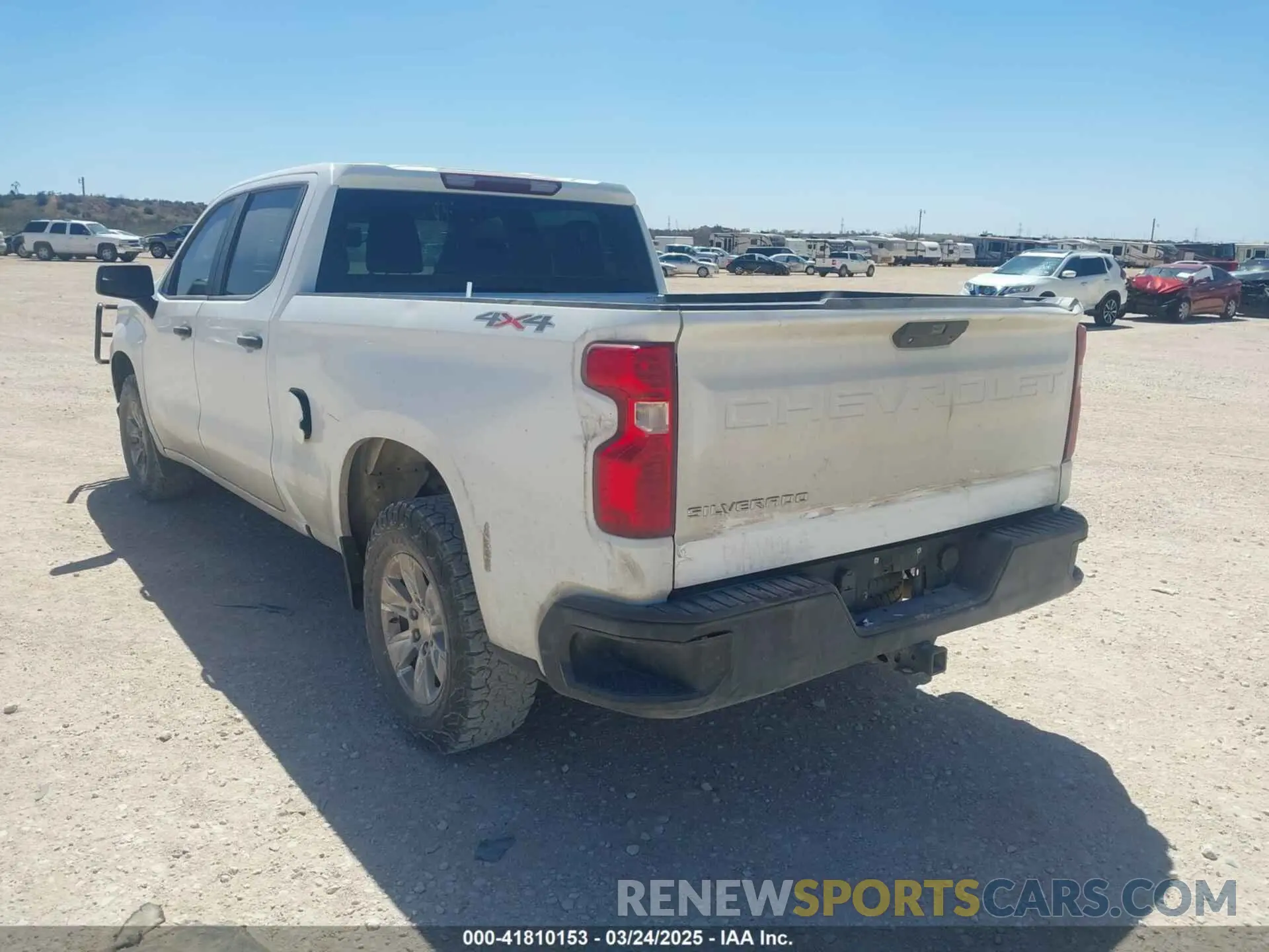 3 Фотография поврежденного автомобиля 3GCUYAEF4LG302078 CHEVROLET SILVERADO 1500 2020