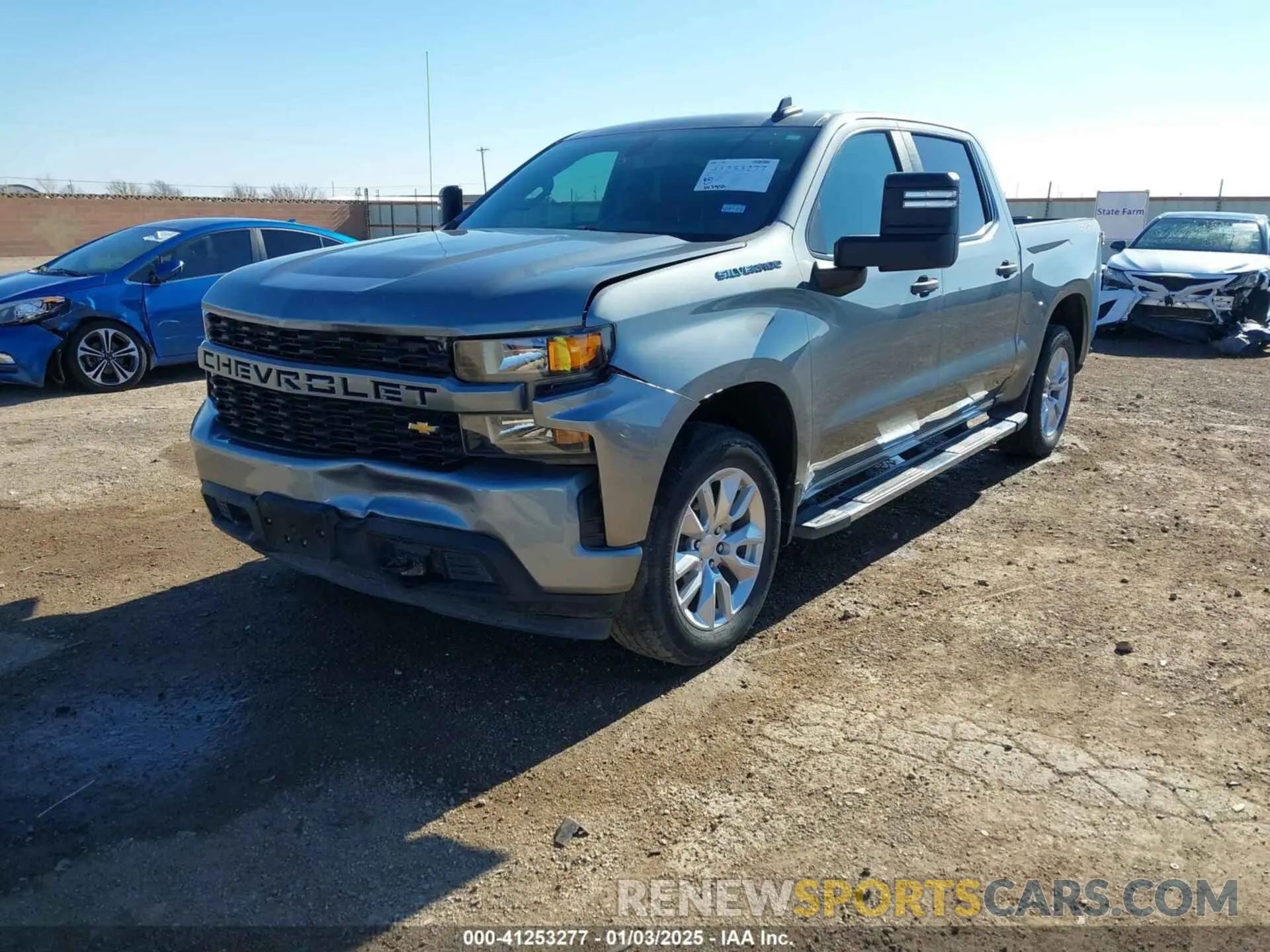 2 Фотография поврежденного автомобиля 3GCUYBEF9LG386274 CHEVROLET SILVERADO 1500 2020