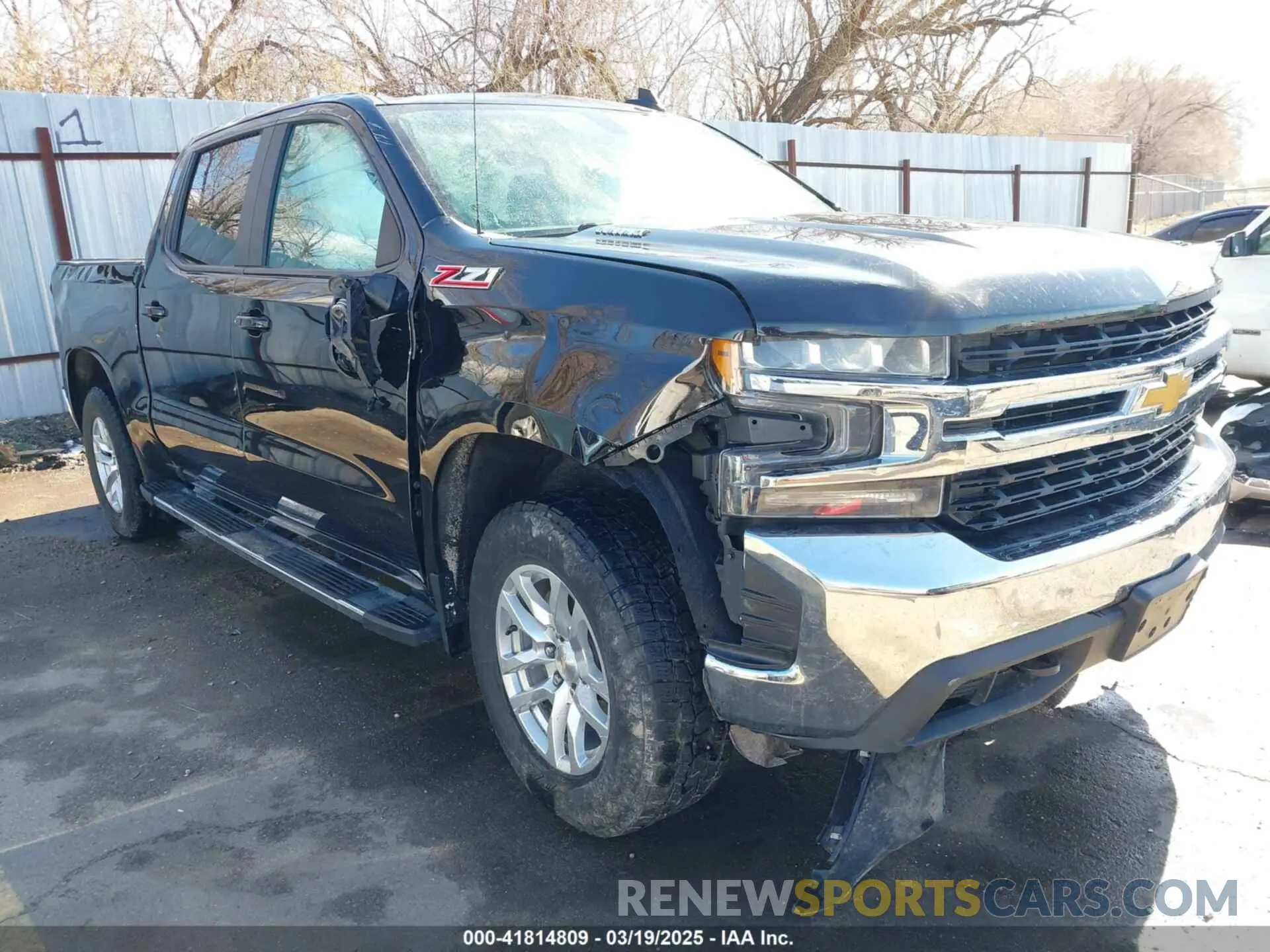 1 Photograph of a damaged car 3GCUYDETXLG298836 CHEVROLET SILVERADO 1500 2020
