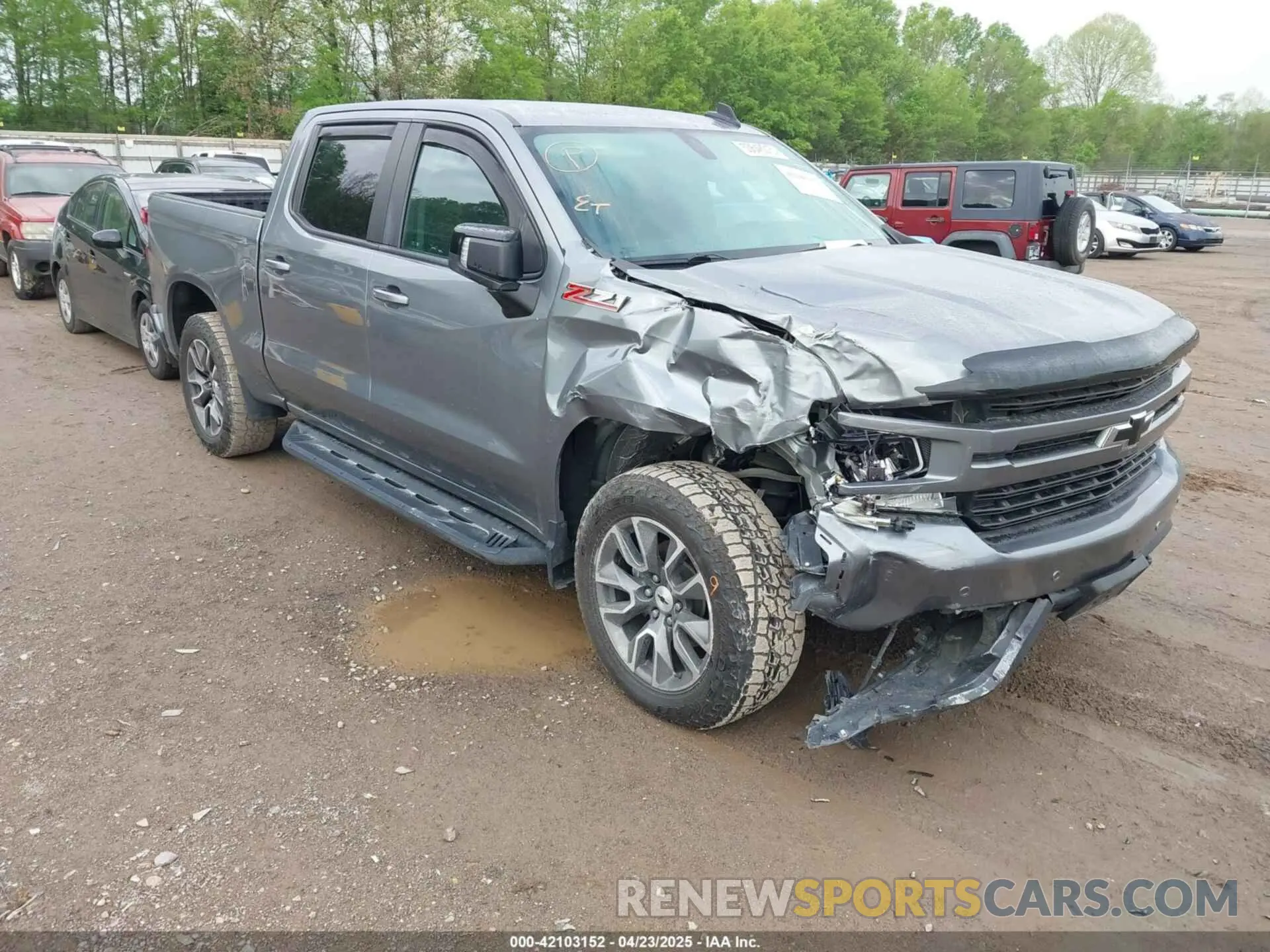 1 Фотография поврежденного автомобиля 3GCUYEED0LG416746 CHEVROLET SILVERADO 1500 2020
