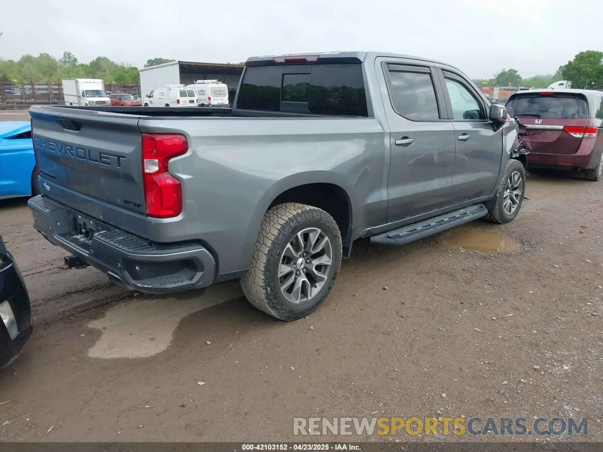4 Фотография поврежденного автомобиля 3GCUYEED0LG416746 CHEVROLET SILVERADO 1500 2020