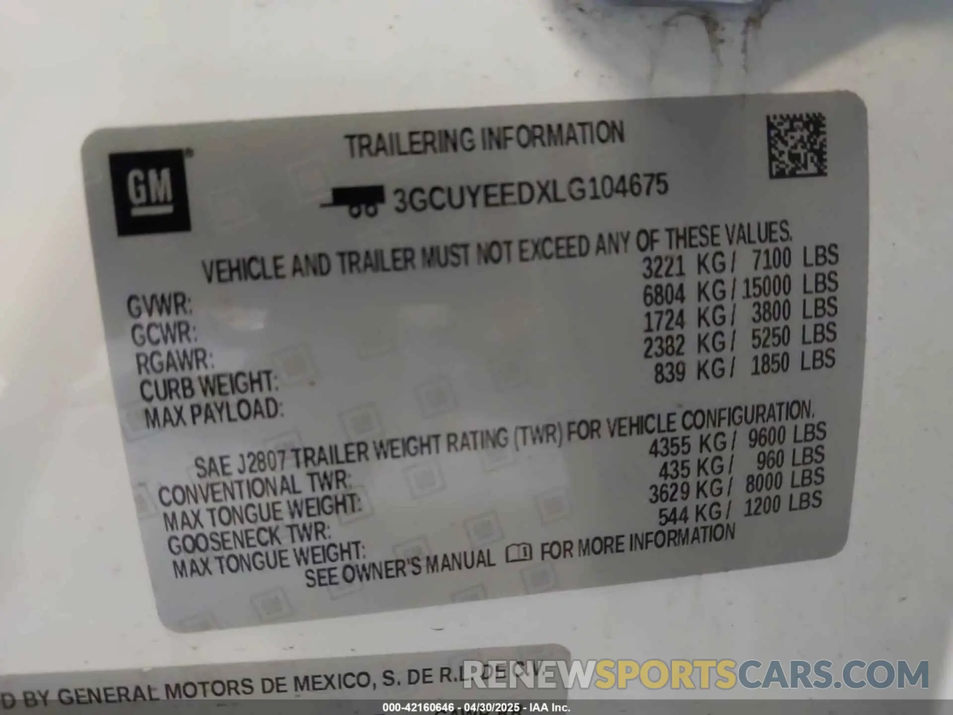 9 Фотография поврежденного автомобиля 3GCUYEEDXLG104675 CHEVROLET SILVERADO 1500 2020