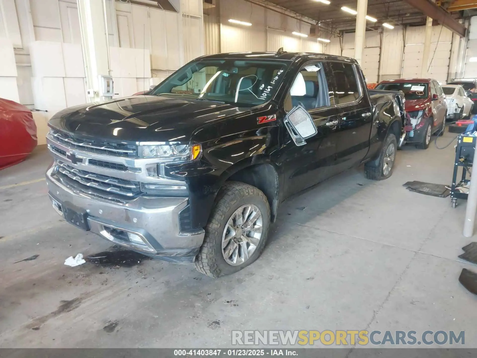 2 Photograph of a damaged car 3GCUYGED7LG210027 CHEVROLET SILVERADO 1500 2020