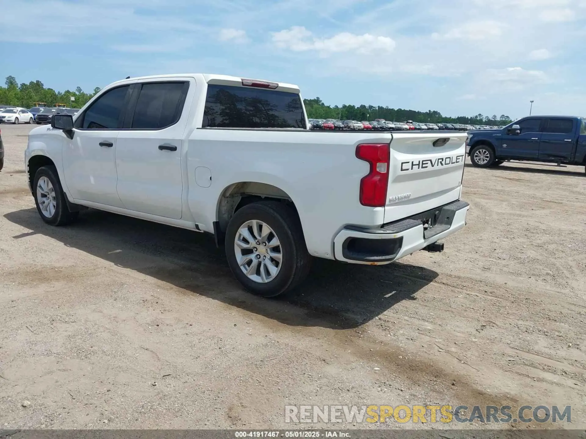 3 Photograph of a damaged car 1GCPWBEH5MZ170766 CHEVROLET SILVERADO 1500 2021