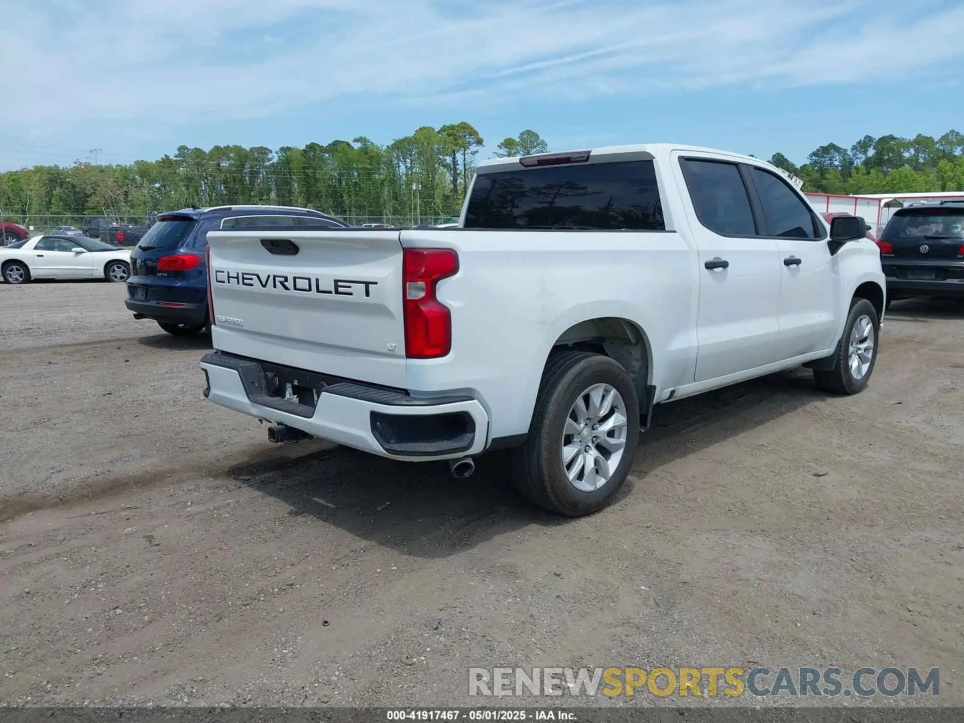 4 Photograph of a damaged car 1GCPWBEH5MZ170766 CHEVROLET SILVERADO 1500 2021