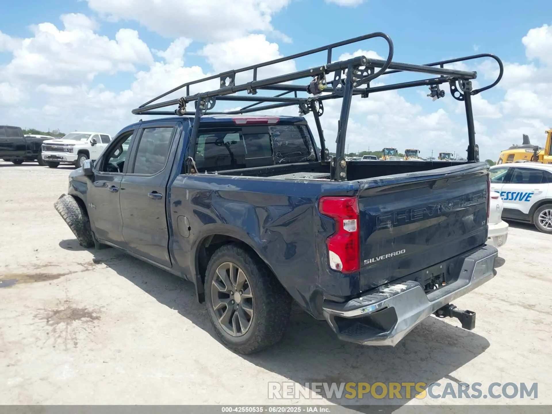 3 Photograph of a damaged car 1GCPWCED0MZ226440 CHEVROLET SILVERADO 1500 2021