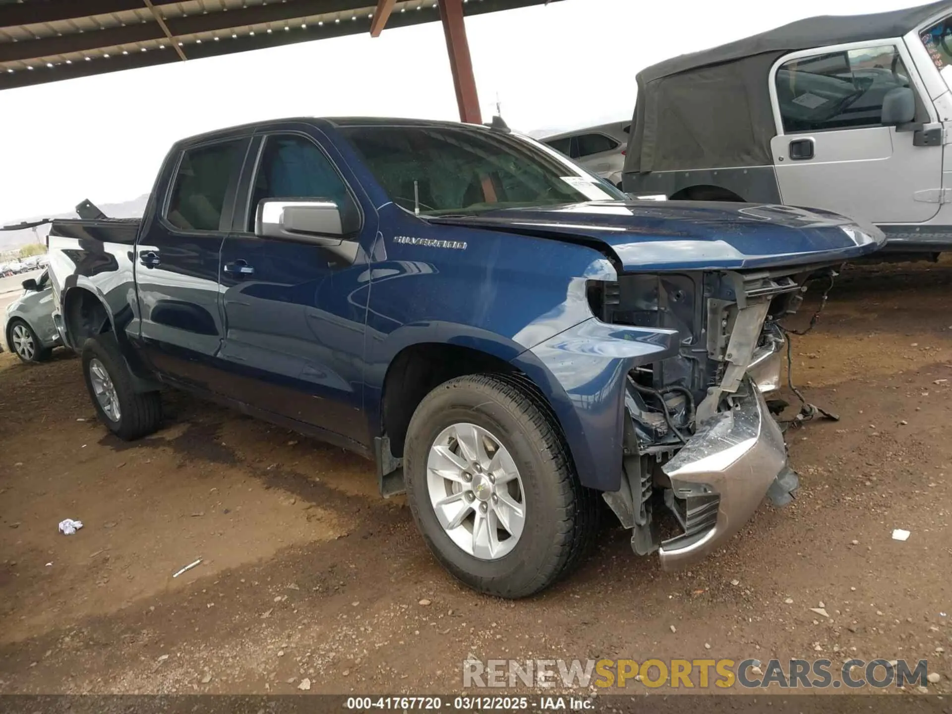 1 Фотография поврежденного автомобиля 1GCPWCED3MZ205727 CHEVROLET SILVERADO 1500 2021