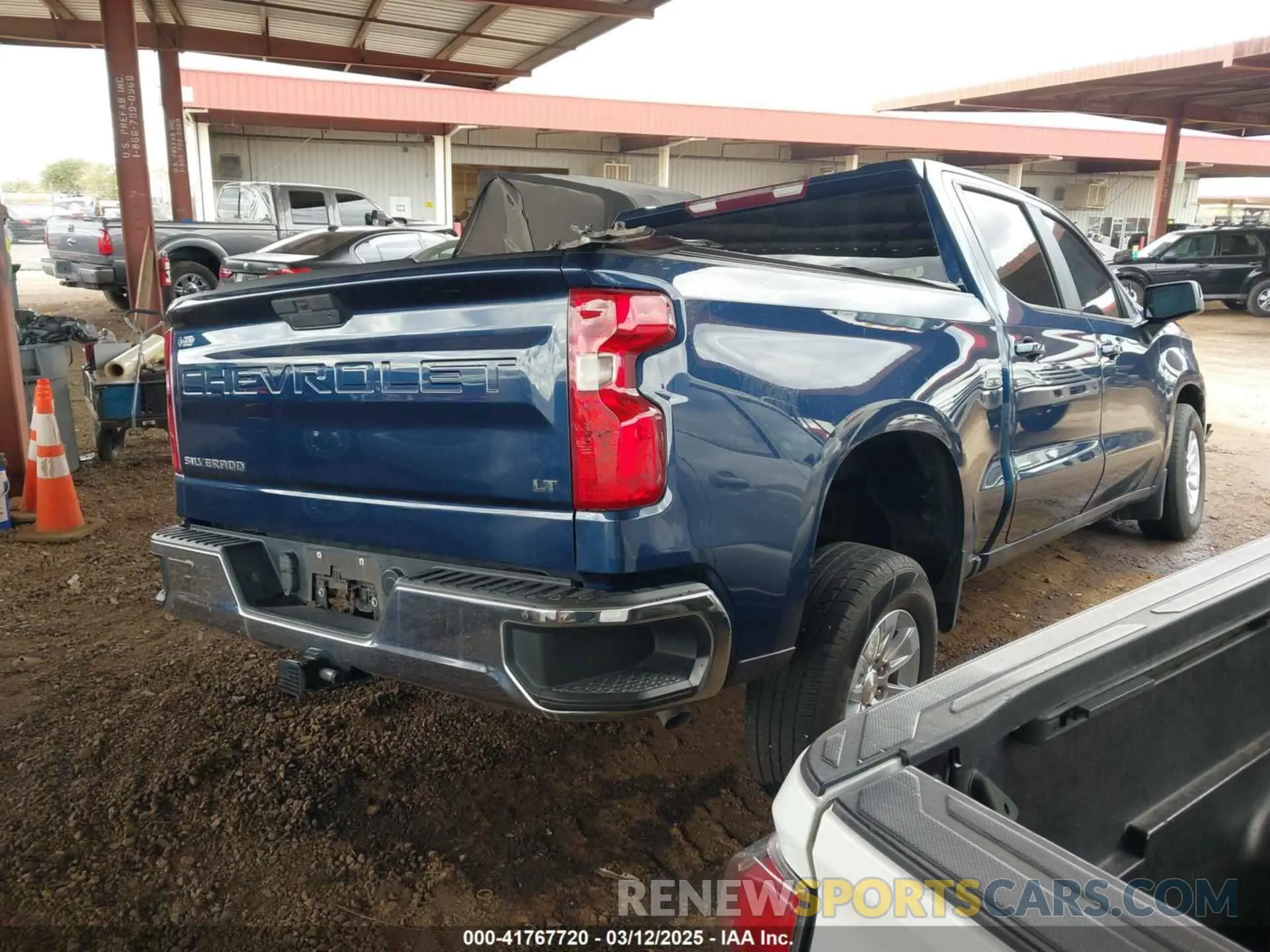 4 Фотография поврежденного автомобиля 1GCPWCED3MZ205727 CHEVROLET SILVERADO 1500 2021