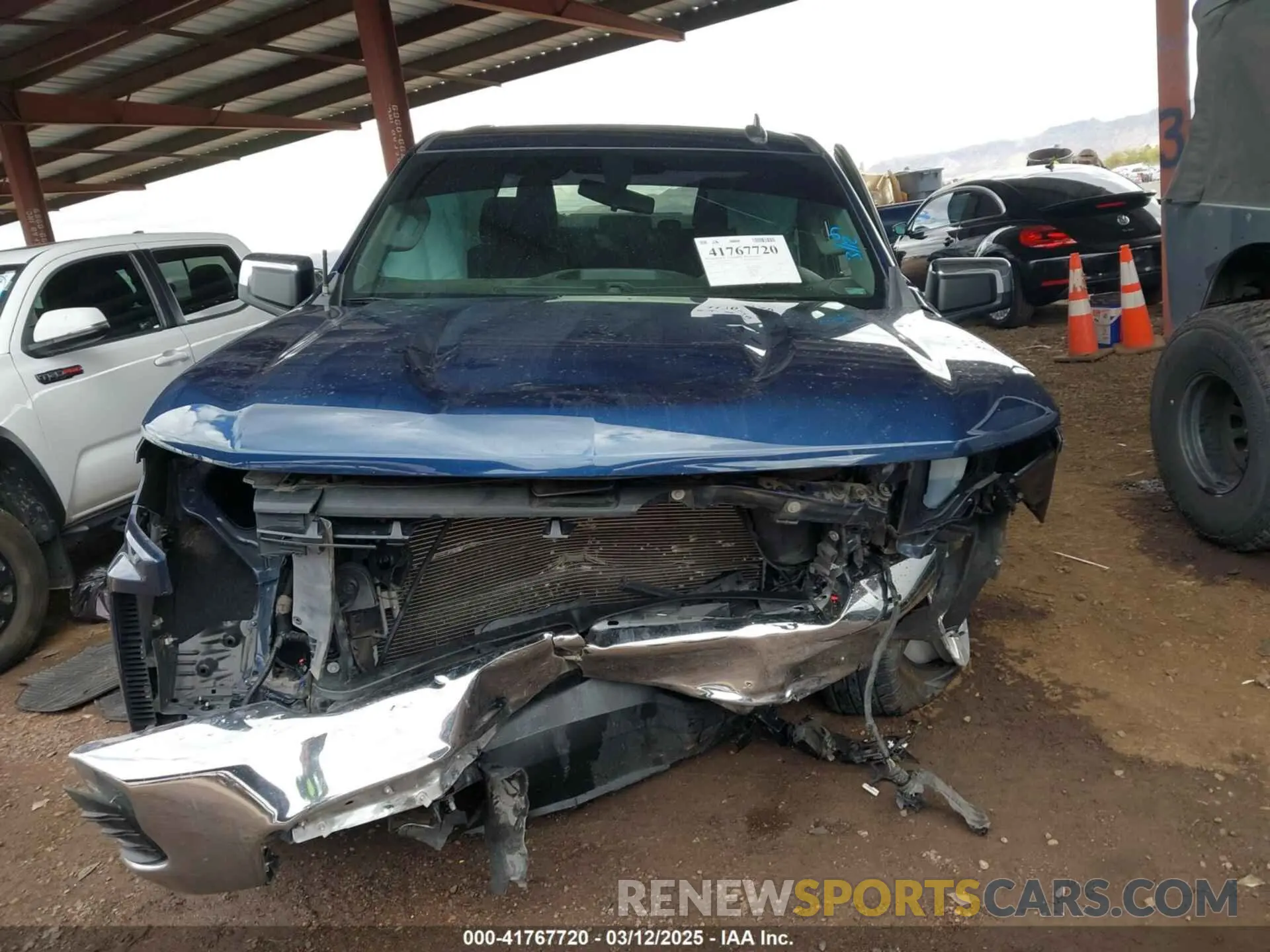 6 Фотография поврежденного автомобиля 1GCPWCED3MZ205727 CHEVROLET SILVERADO 1500 2021