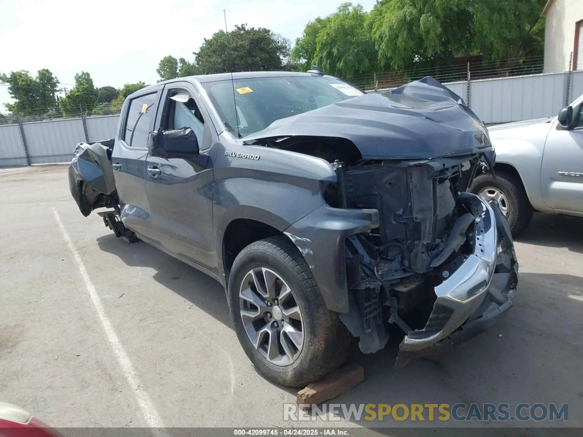 1 Фотография поврежденного автомобиля 1GCPWCEDXMZ333592 CHEVROLET SILVERADO 1500 2021